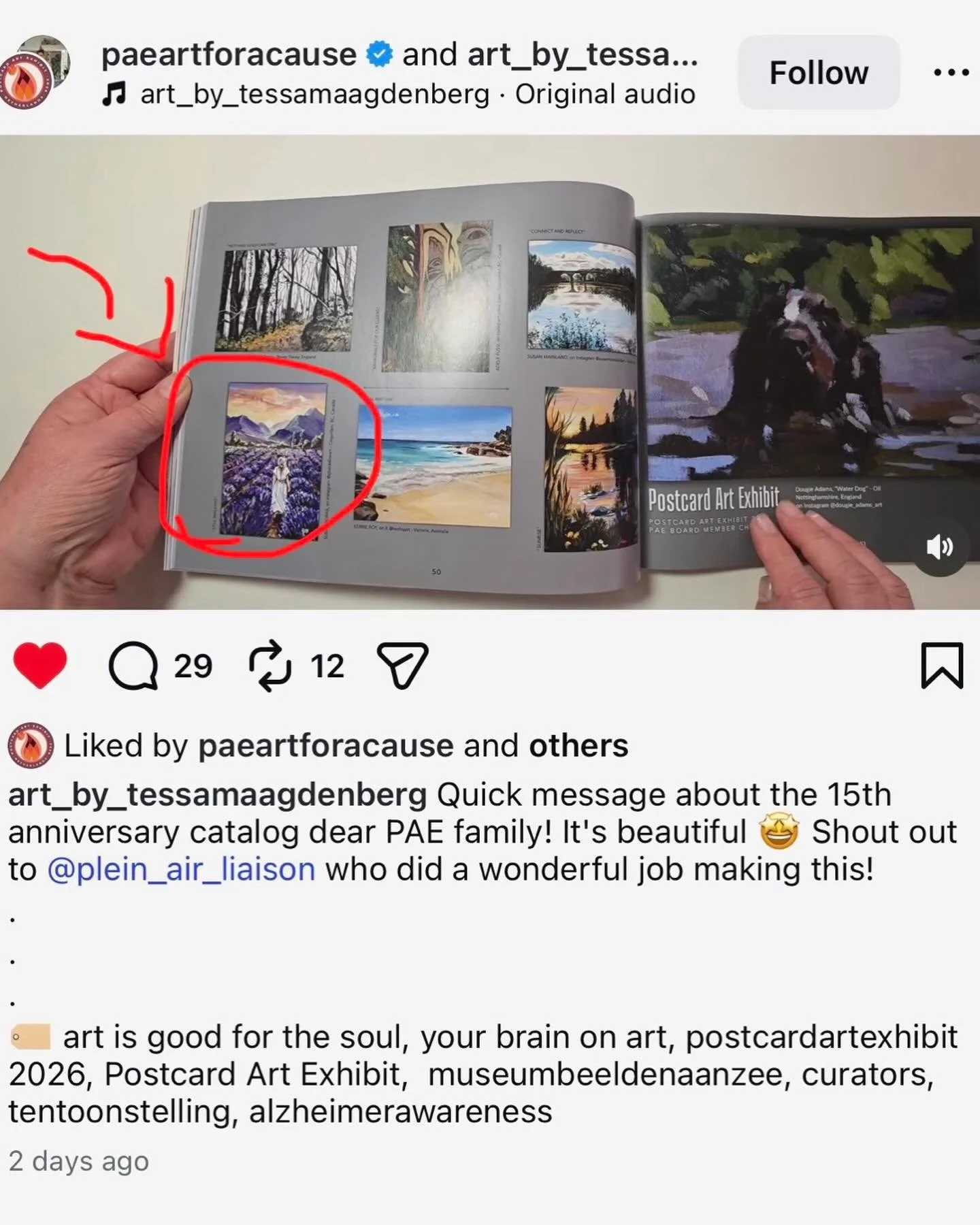My art piece is in the official Postcard Art Exhibit 2026 catalogue! Stay tuned for more details&hellip;