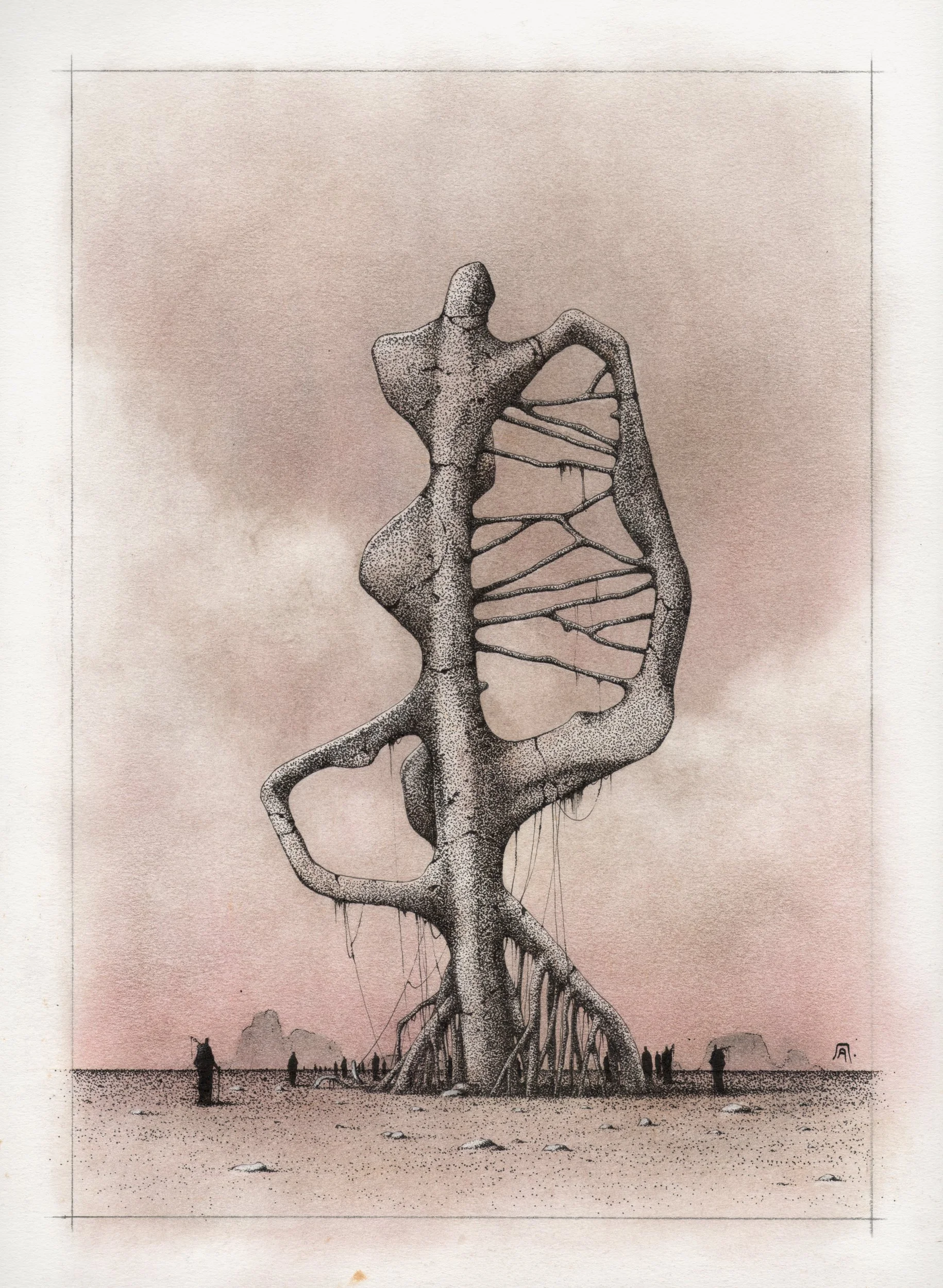 andreas-papastergiou-ink-and-color-pencils-drawing-holy-tree.jpg