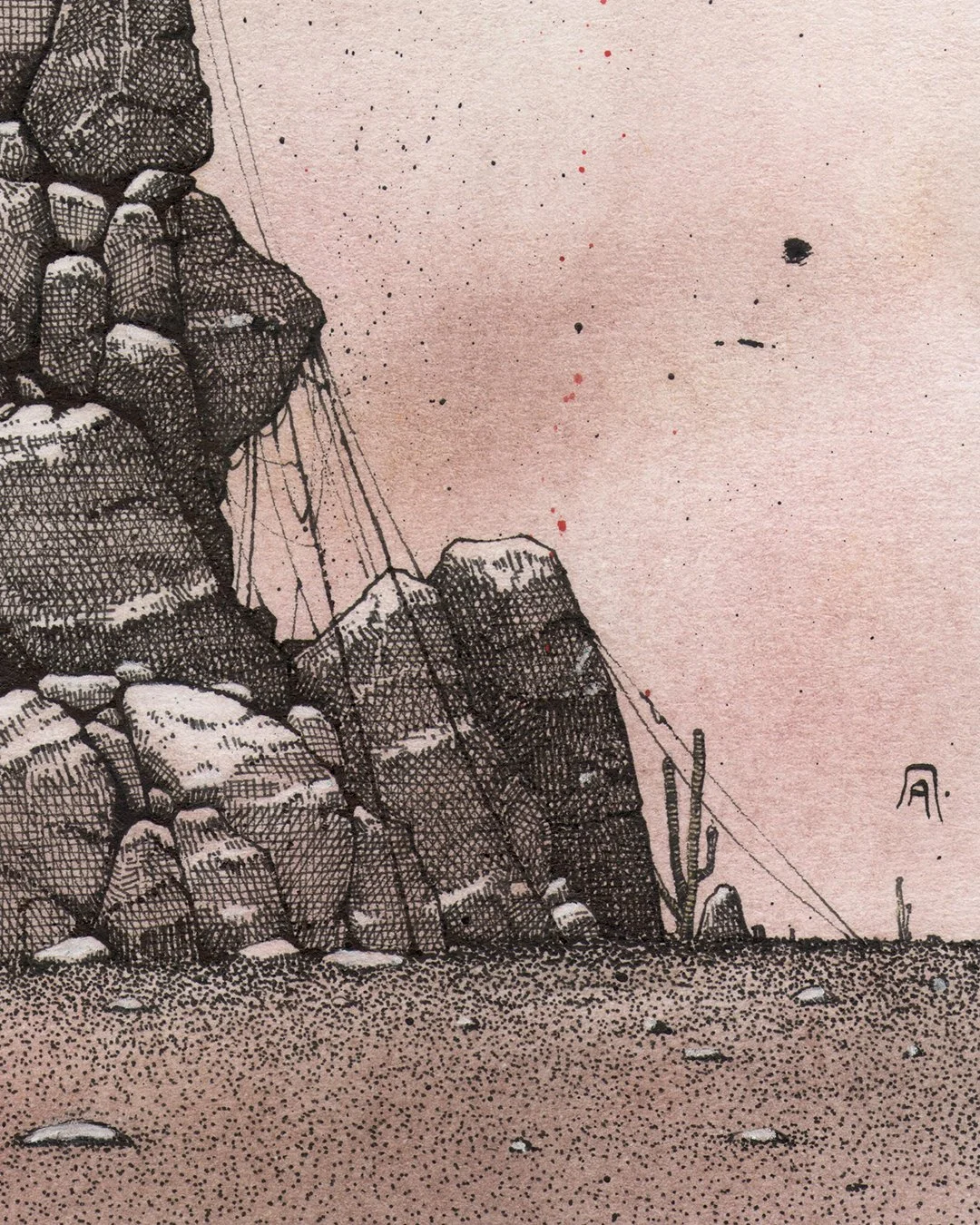 andreas-papastergiou-ink-and-color-pencils-drawing-cave-Closeup3.jpg