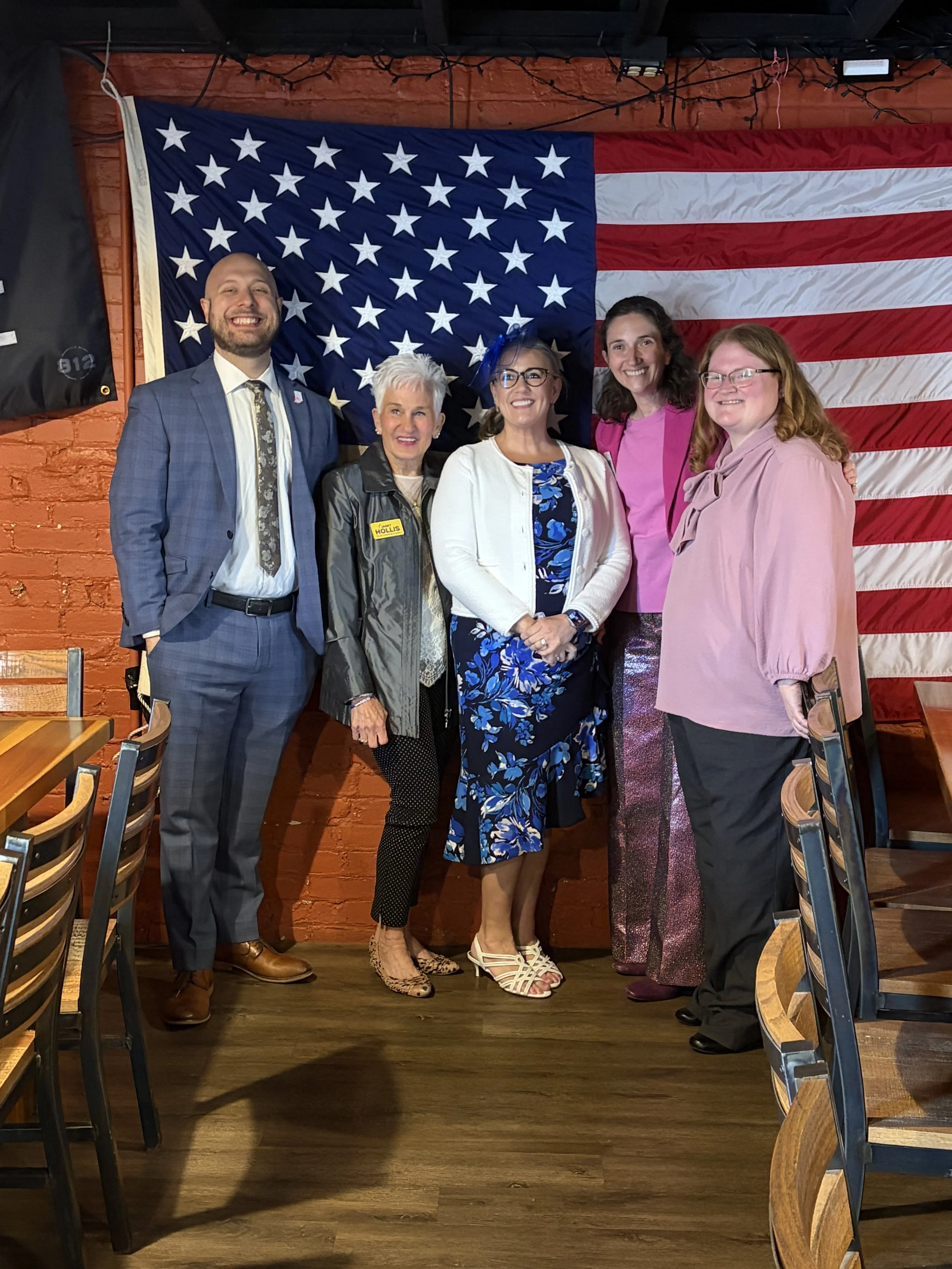 With fellow candidates at my Derby Day fundraiser
