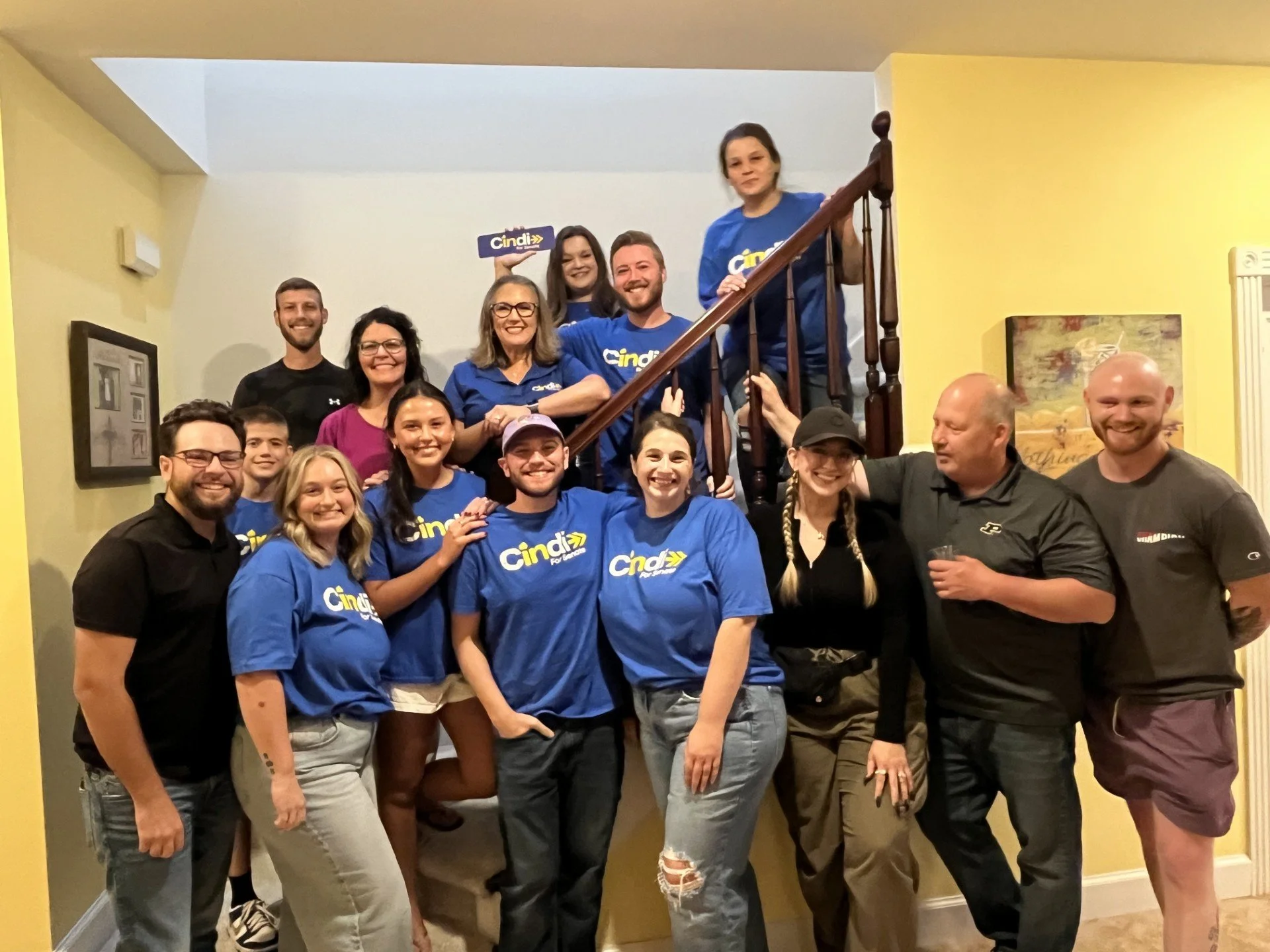 A great campaign party hosted by the sweetest family in Wadesville.