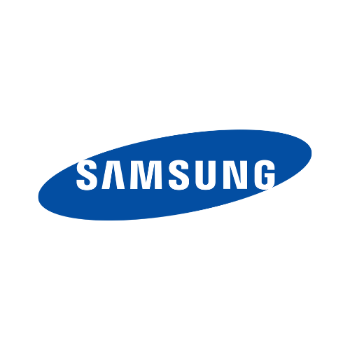 Logotipo de Samsung en fondo blanco