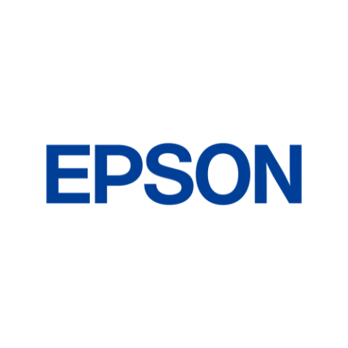 Logotipo de Epson en fondo blanco