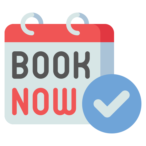 Book Now' text and a checkmark symbol
book your appointment for fast services secure your spot