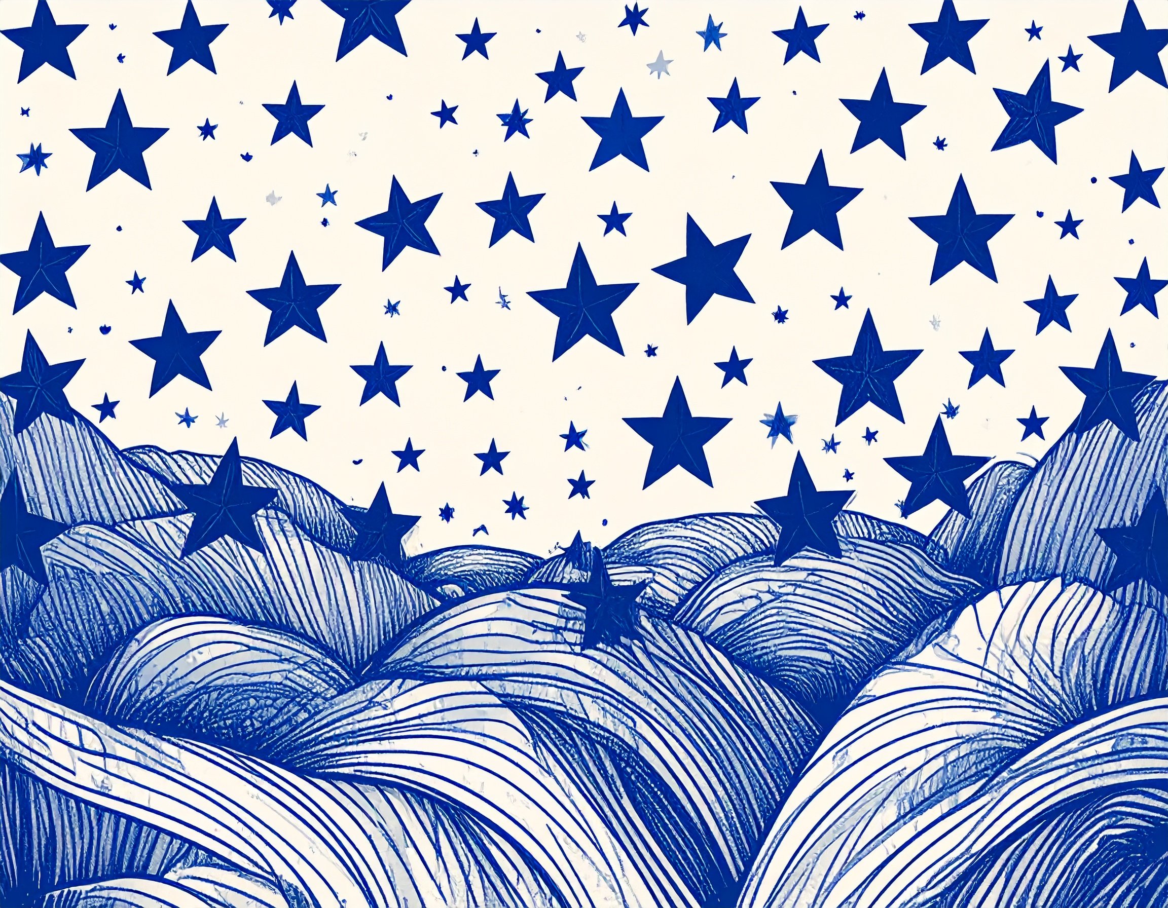 Firefly_pattern full page fixed stars rising over the horizon 355009.jpg