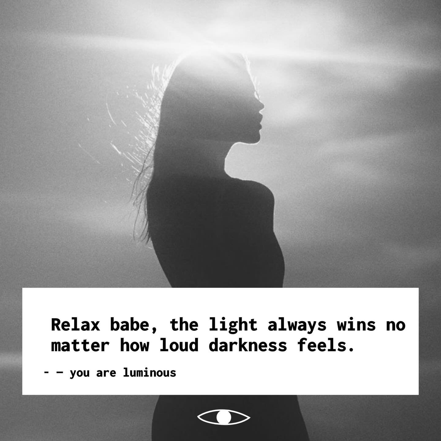 Relax babe, it&rsquo;s just the old world dying so the new world can be born 🪽✨