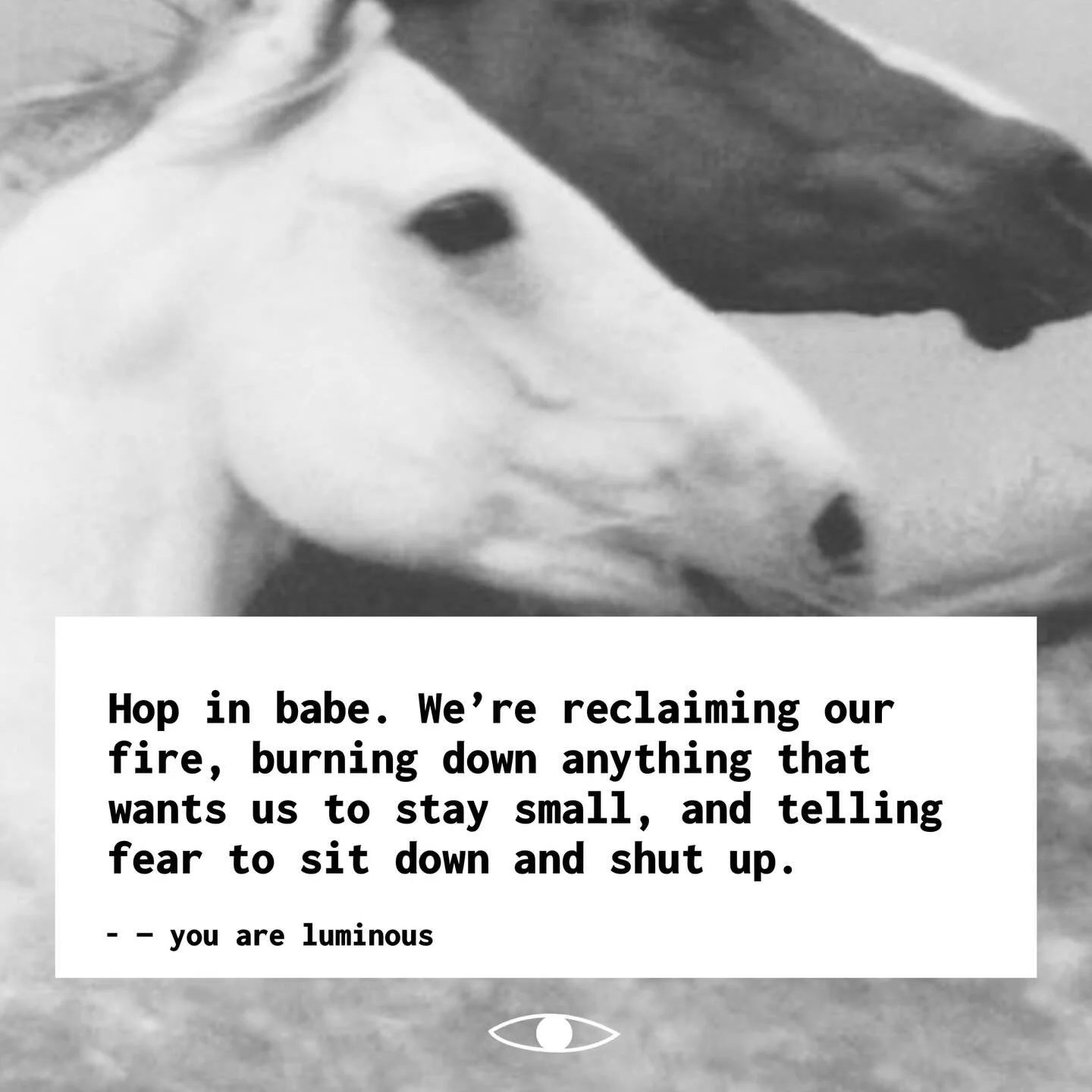 Why stand still when you can run towards your highest timeline ❤️&zwj;🔥 Happy New Moon Solar Eclipse in Aquarius and Fire Horse year. 
Claim your fire like never before and don&rsquo;t you dare settle for anything that doesn&rsquo;t bring your heart