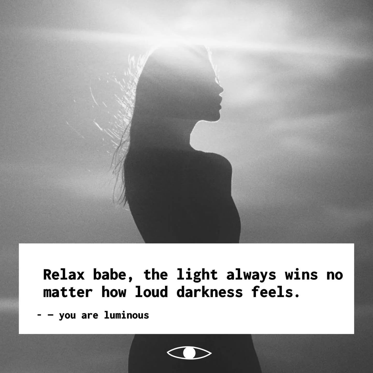 Relax babe, it&rsquo;s just the old world dying so the new world can be born 🪽✨