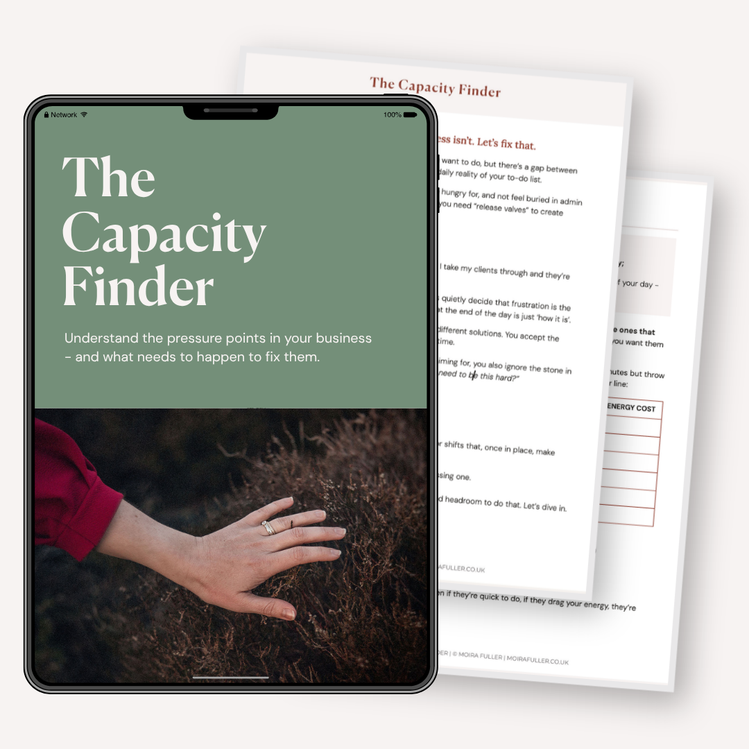 capacity finder mocul