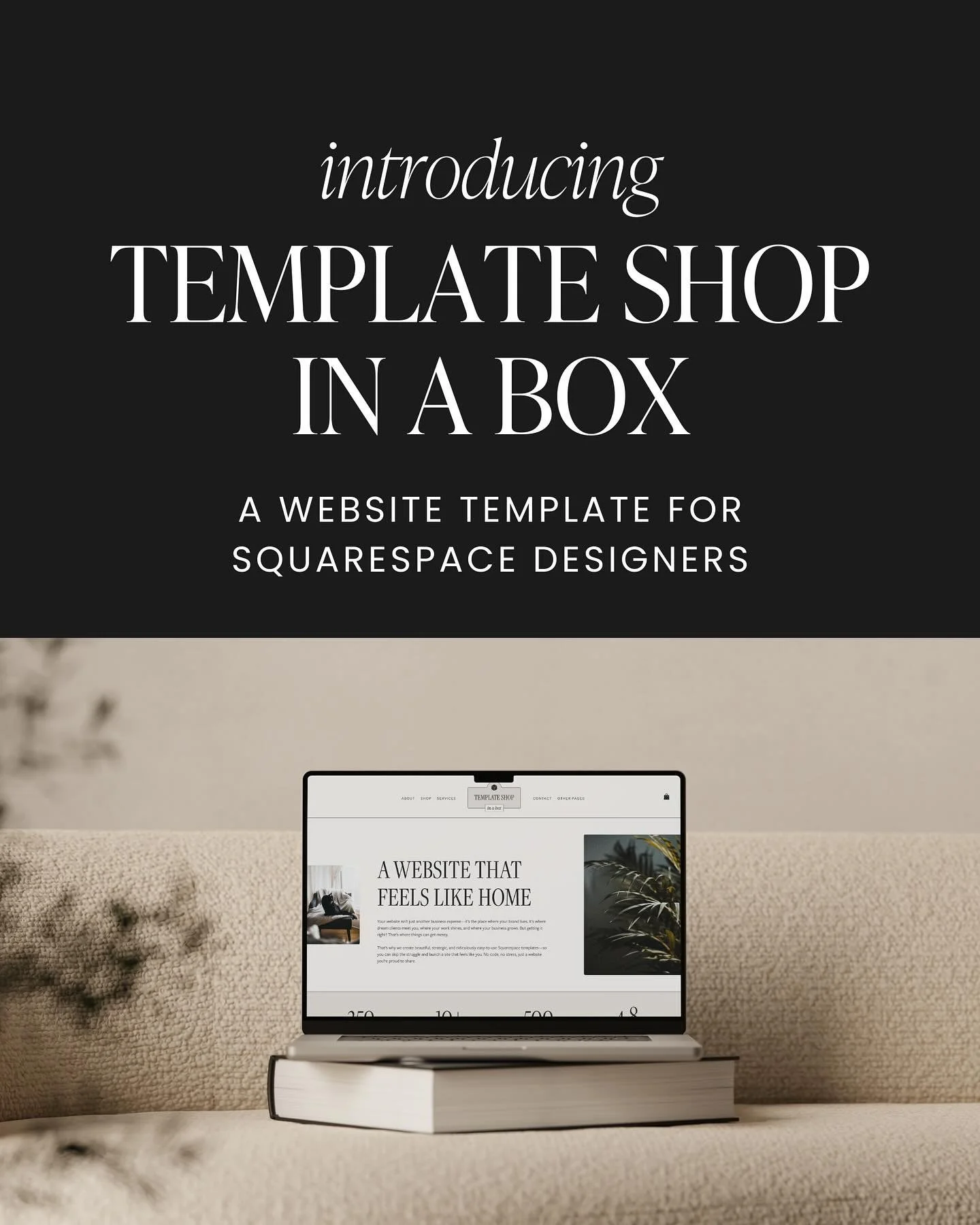 🚨 It&rsquo;s here! 🚨 Template Shop in a Box is officially live&mdash;and it&rsquo;s going to save Squarespace designers so much time.

This 25+ page Squarespace template is made just for designers who offer client services and/or sell templates. It