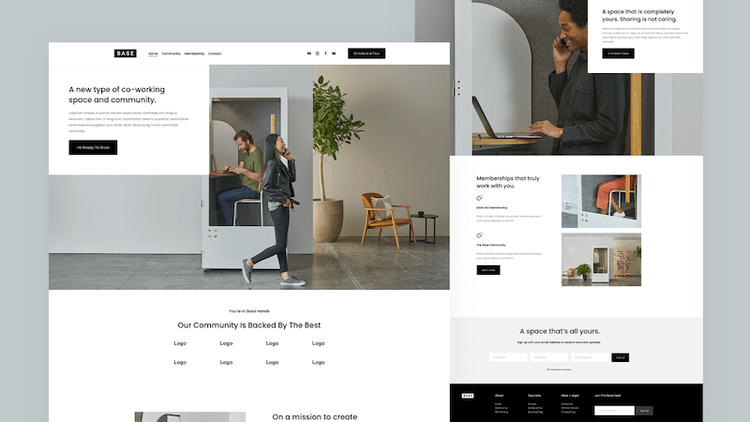 Base 2.0 Template by Ghost
