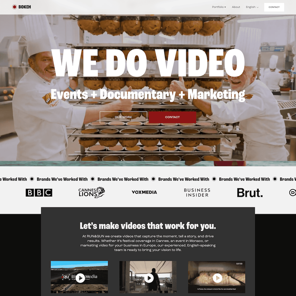 Bokeh Template by Strong Sites