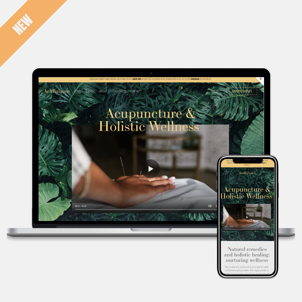 AcuBalance Template by Imagiweb Design