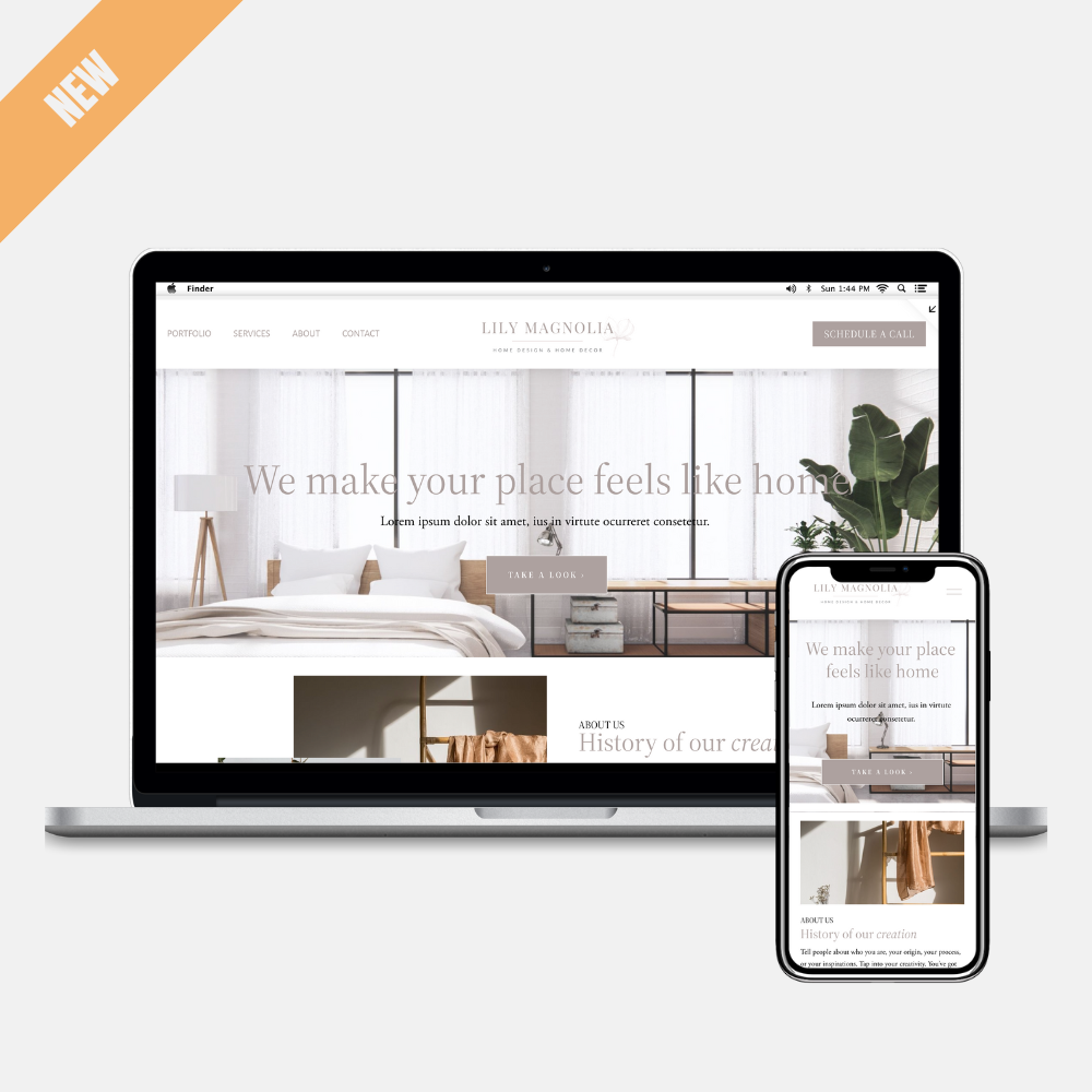 Lily Magnolia Template by Imagiweb Design