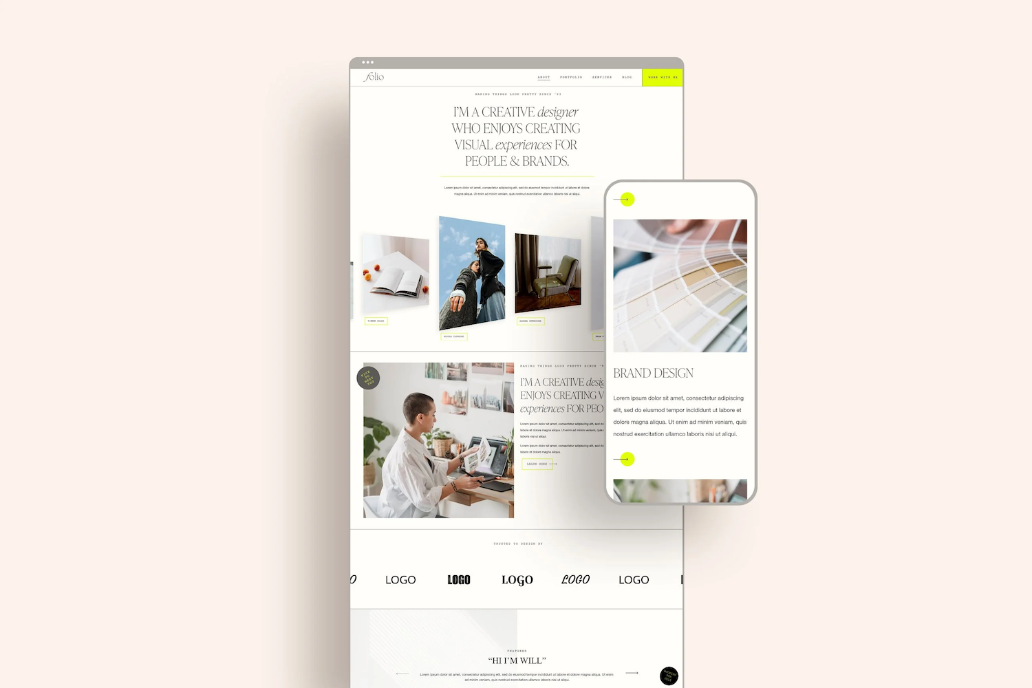 Folio Template by Squarebase