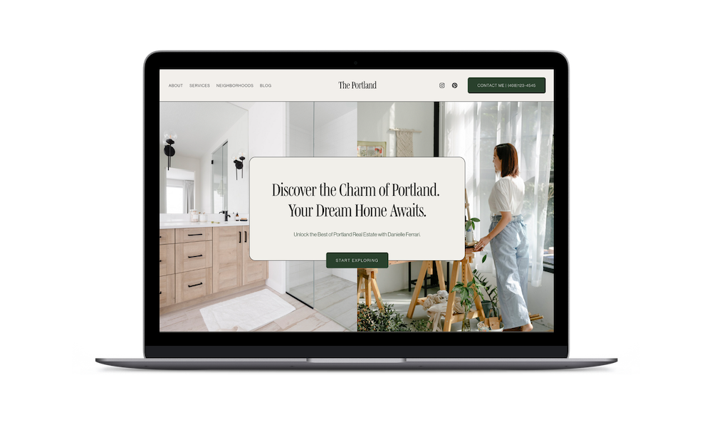 The Portland Template by Oak House Creative