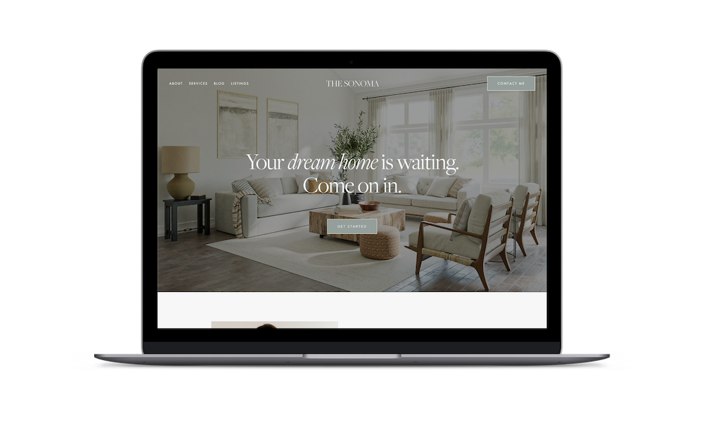 The Sonoma Template by Oak House Creative