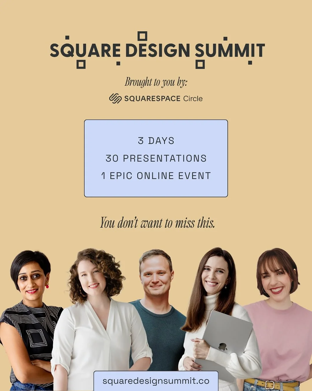 What if your design business looked completely different this time next year?

That&rsquo;s the question behind the Square Design Summit&mdash;and the reason I&rsquo;m so excited to be teaching on How to Design &amp; Deliver Squarespace Templates on 
