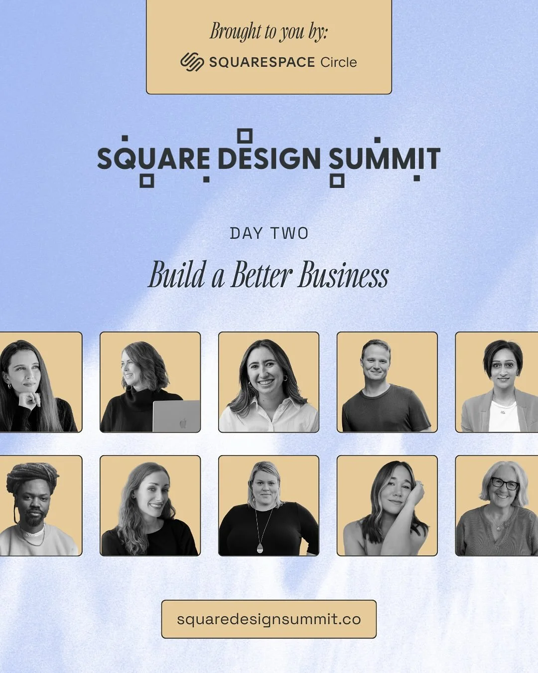 💼 Day 2 of the Square Design Summit is here! 💼

Today&rsquo;s sessions are all about building a better business&mdash;from streamlining your client processes to setting yourself up to scale. You&rsquo;ll learn how to work more efficiently, create s