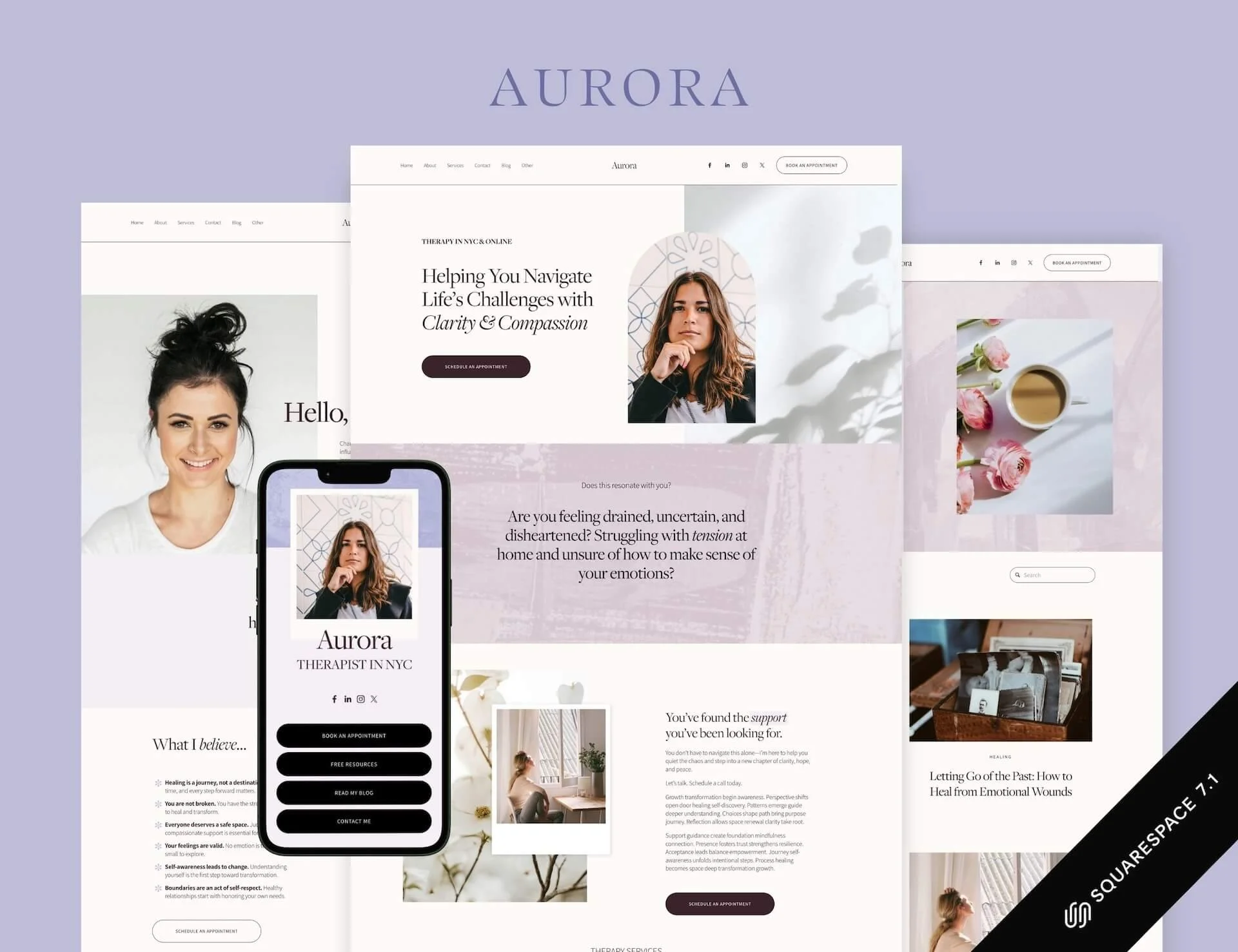 Aurora Template by Marta Lebre