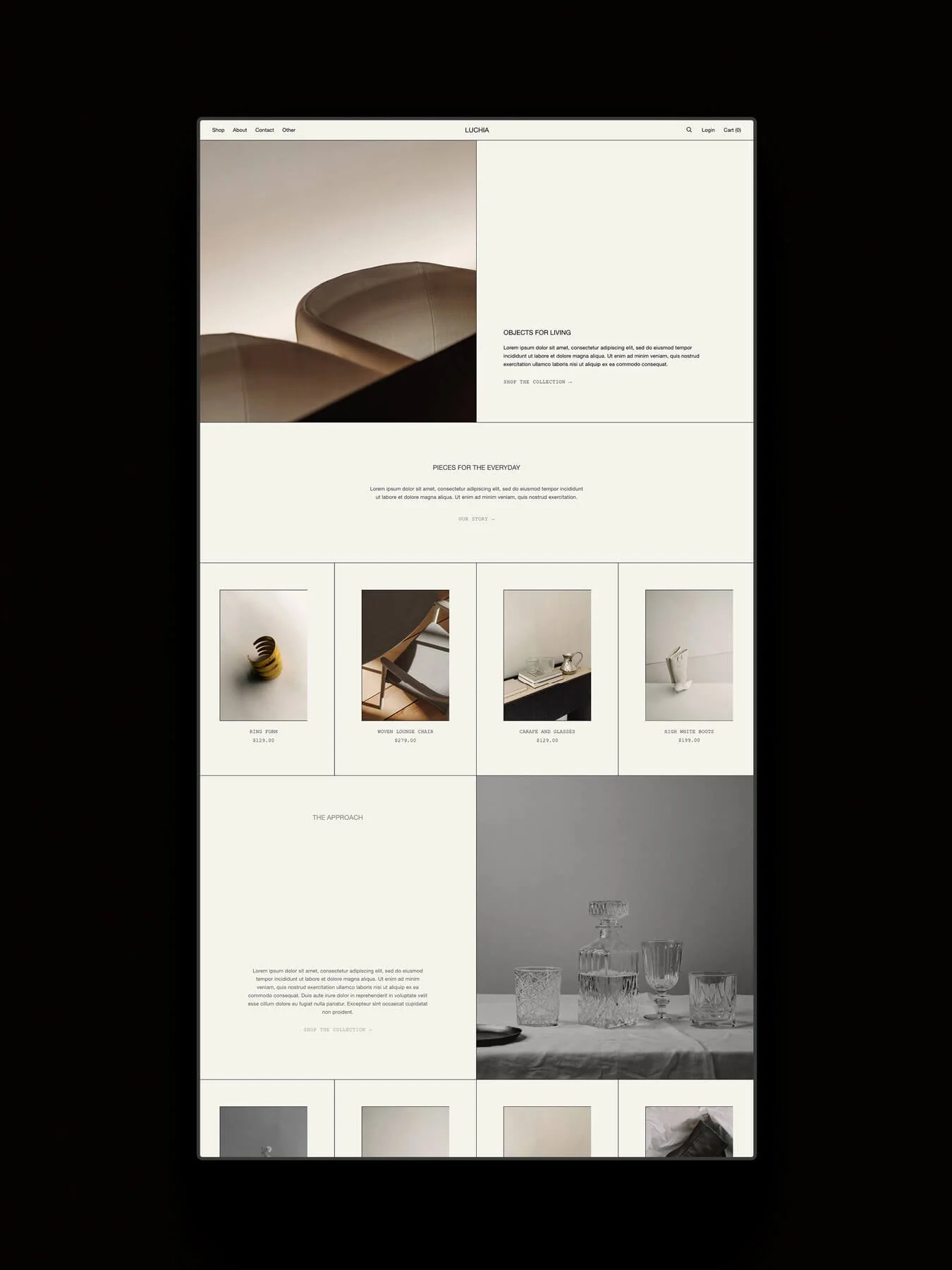 Luchia Template by Studio Founded