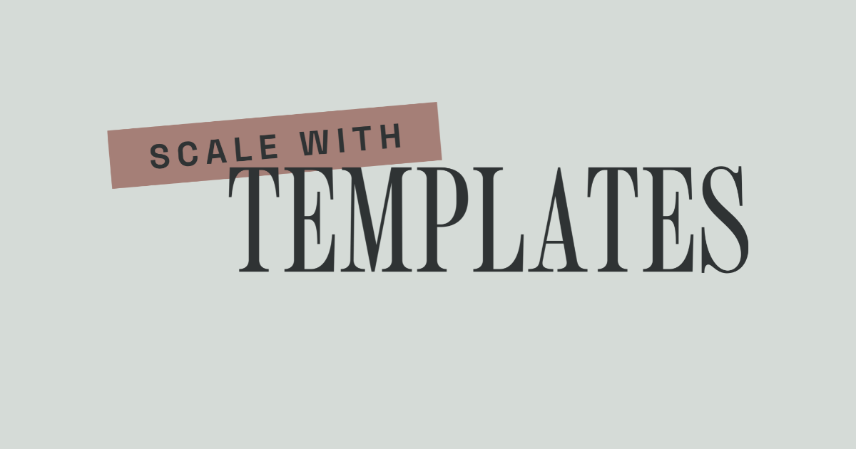 scale with templates logo