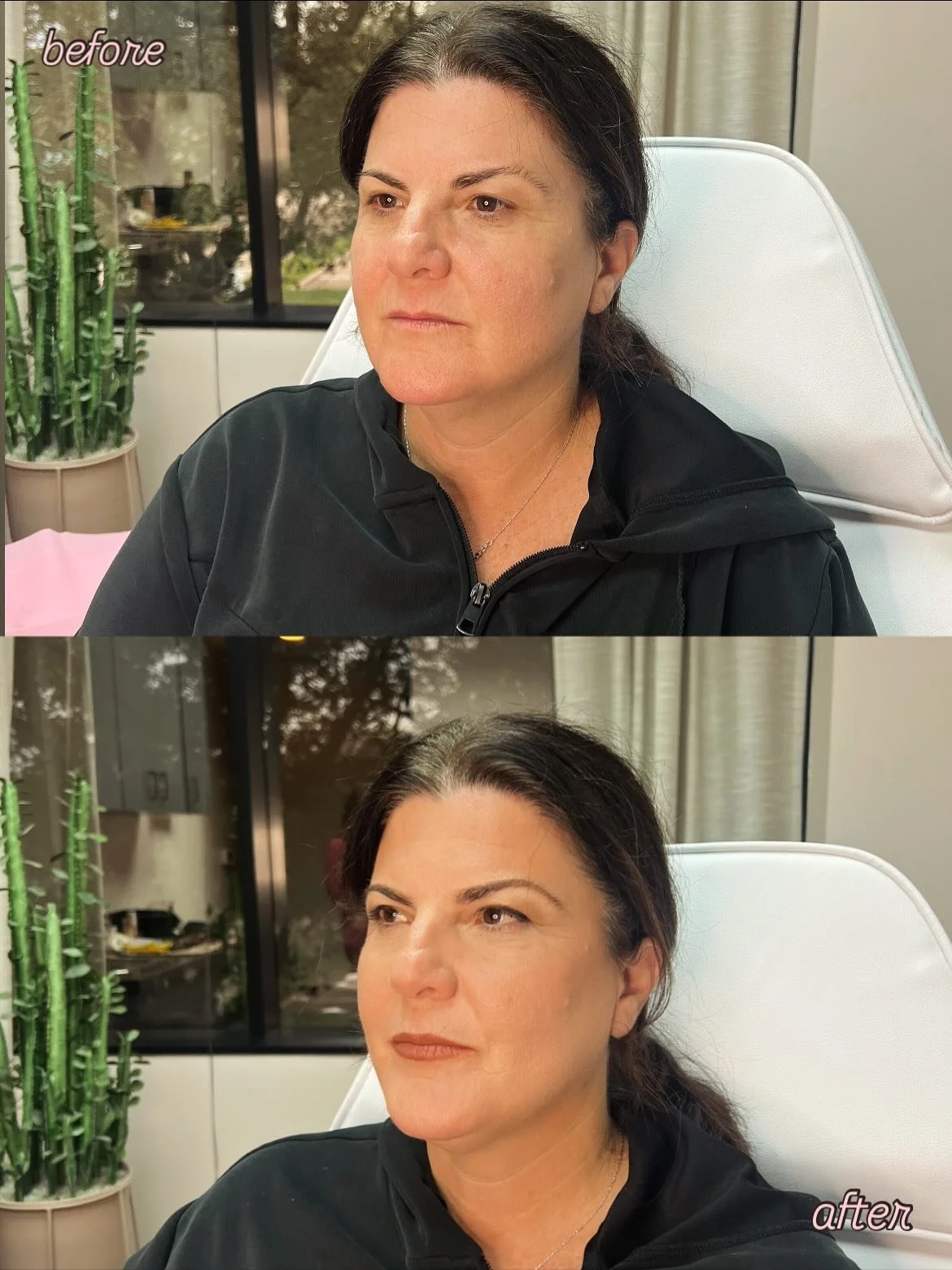 Stunning before and after results from Saturday for their special occasion💕

I am now open to booking for upcoming events💄Message me to reserve your appointment!

#makeup #mua #dallasmua #dallas #dallasmakeupartist #makeupartist #licensedesthetican