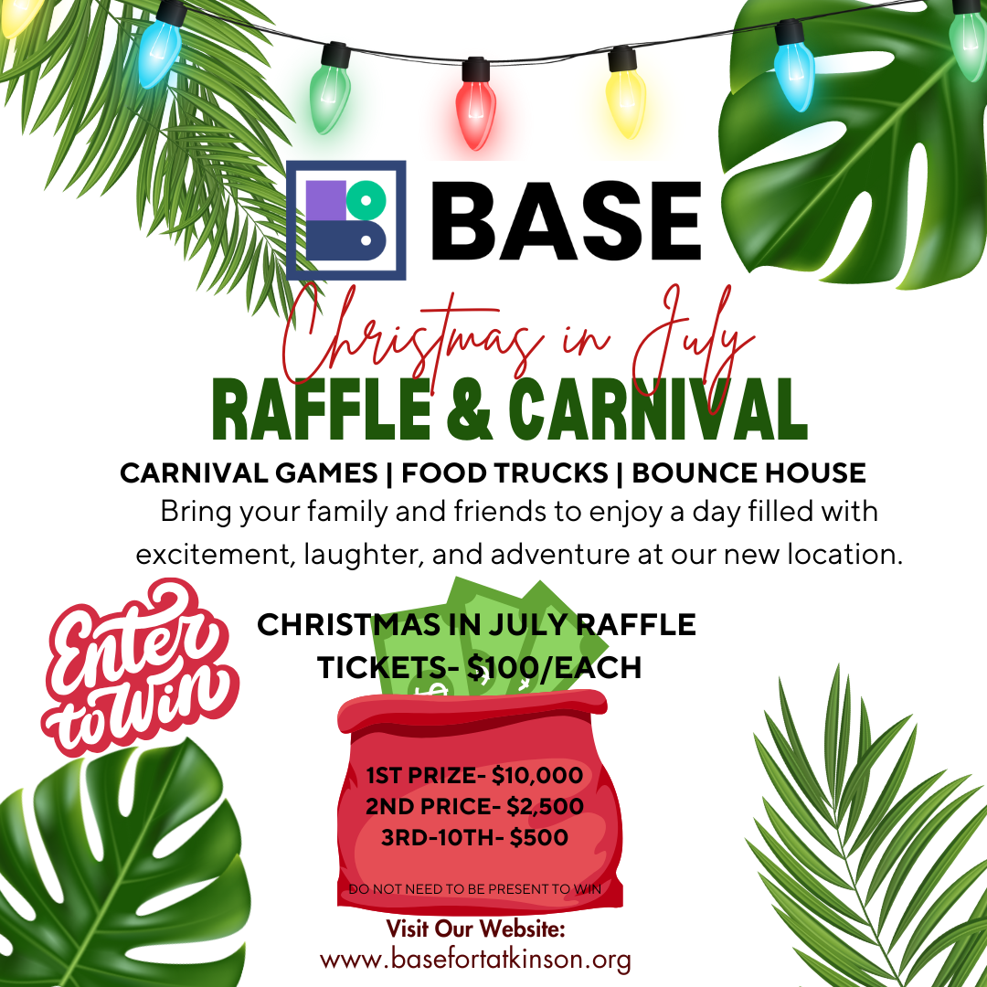 NEW Christmas In July Raffle & Carnival