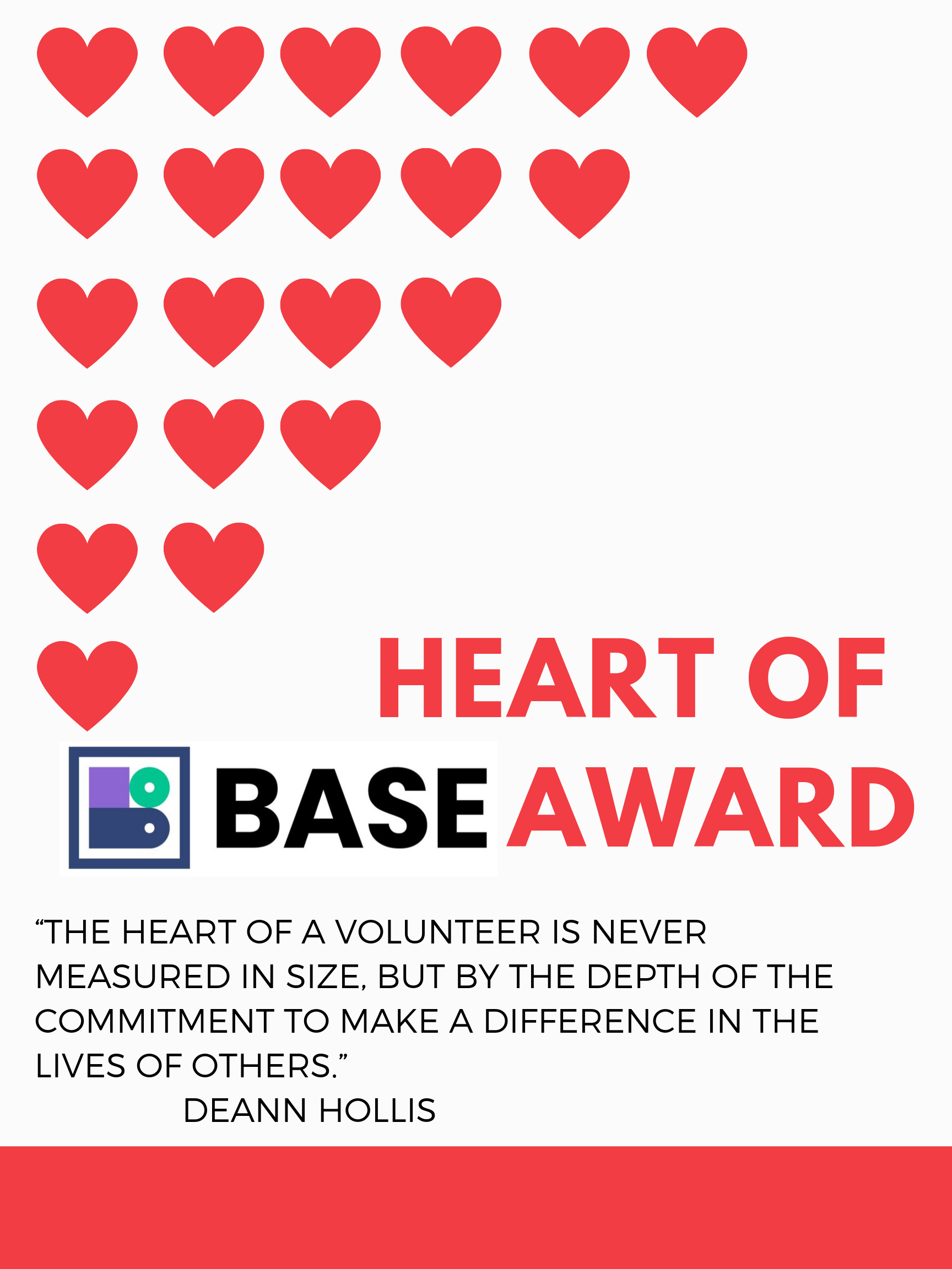 BASE Annouces FACF as 2020 Heart of BASE Recipient