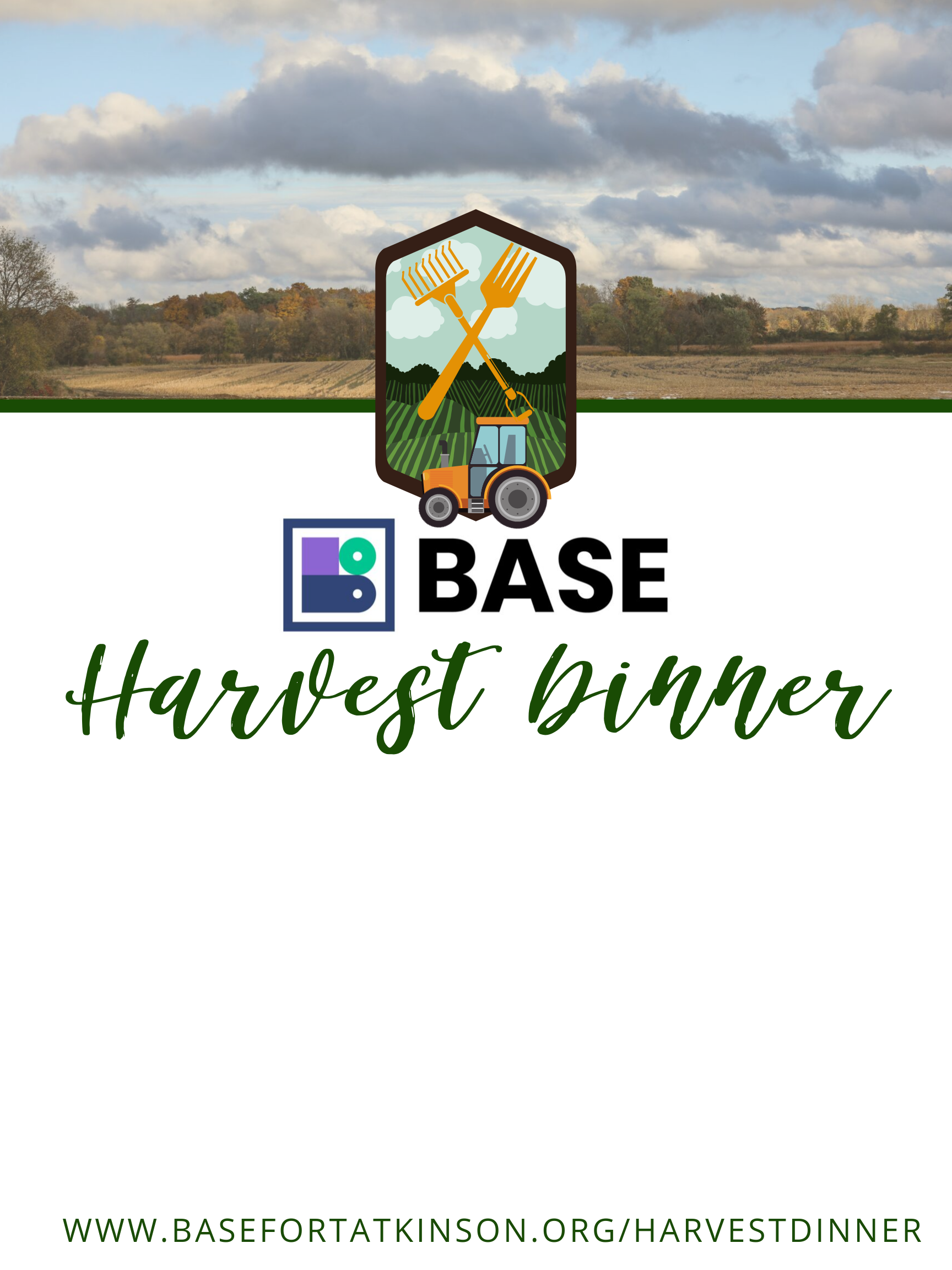 Celebrating our Harvest Dinner