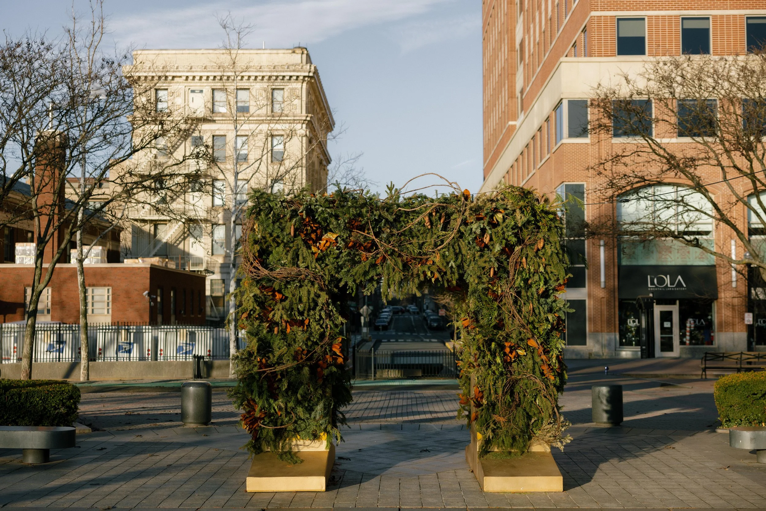 Event and experiential design installation at Pier A in Hoboken, New Jersey