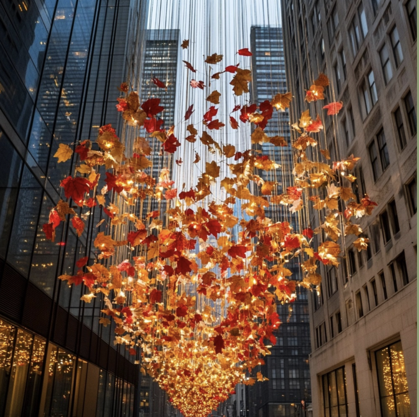 Autumnal seasonal decor concept