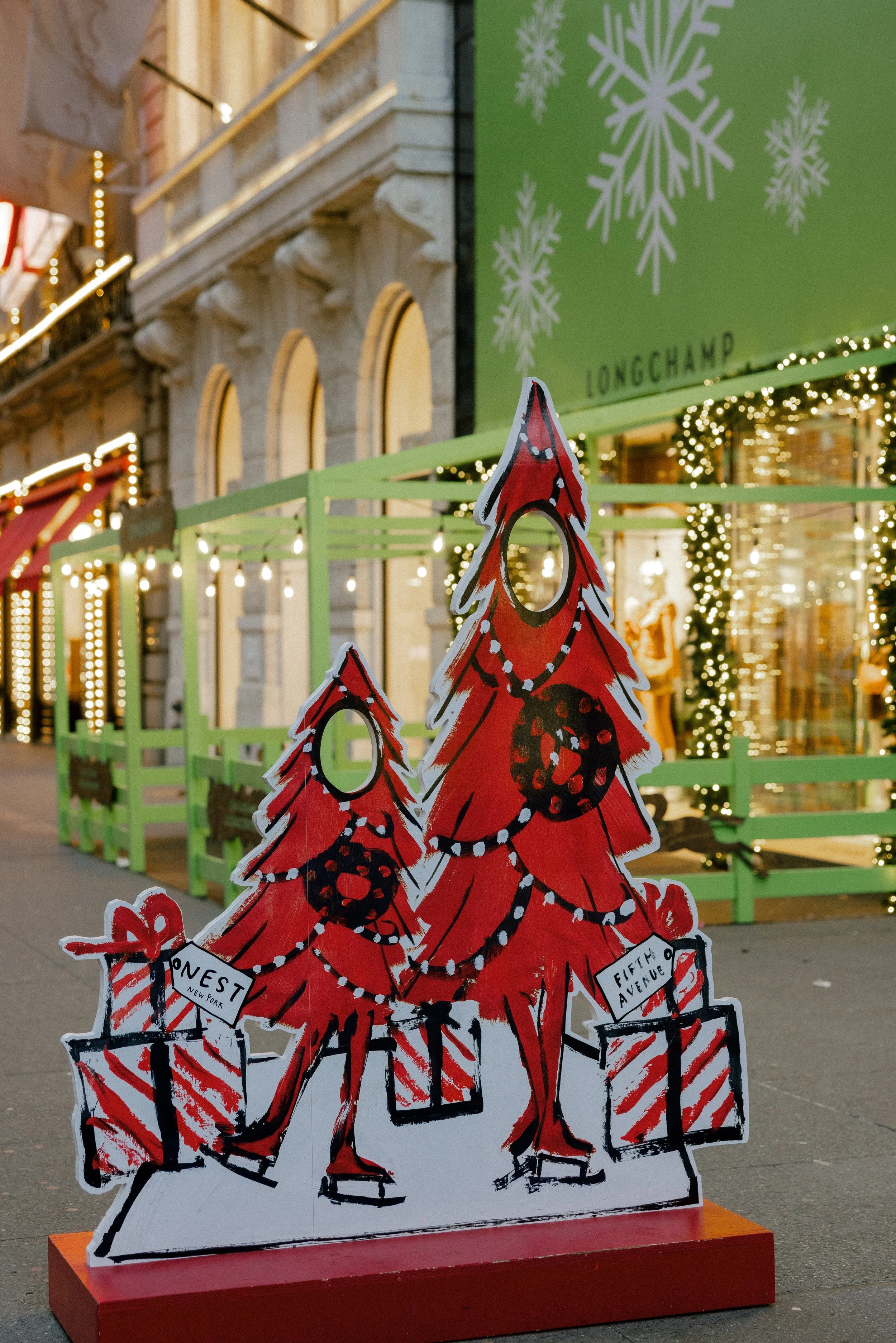 NEST and Fifth Avenue Event and experiential design installation at Longchamp in New York City