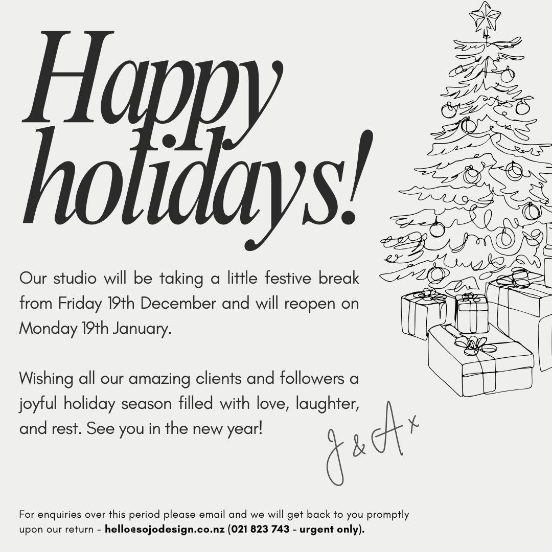 Thank you everyone! See you in the New Year 🤍