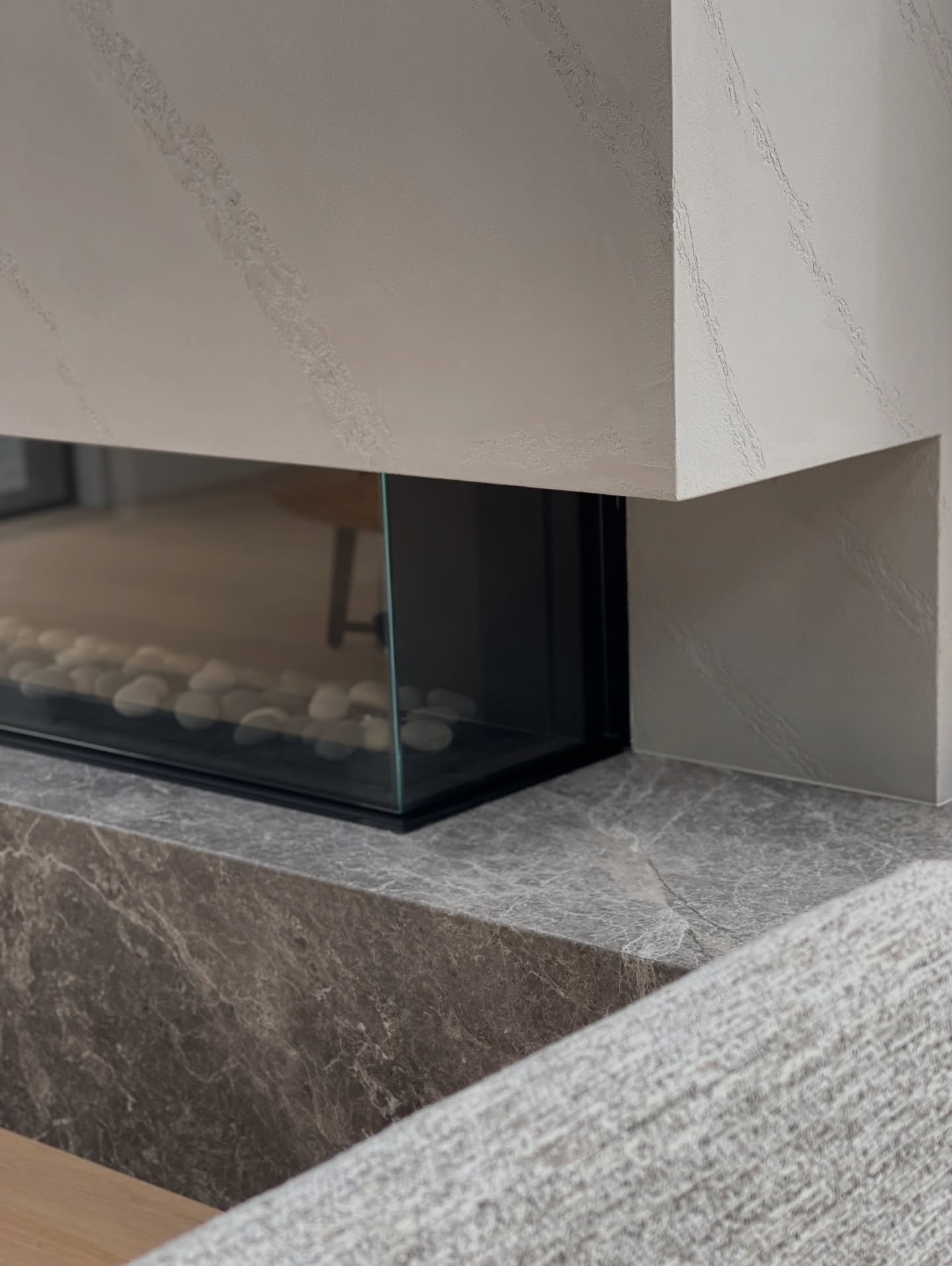 Where warmth meets craftsmanship. A beautifully crafted fireplace designed as a feature, not just a function🤍

#interiordesignnz #fireplacedesign #aucklandinteriordesign #nzdesign