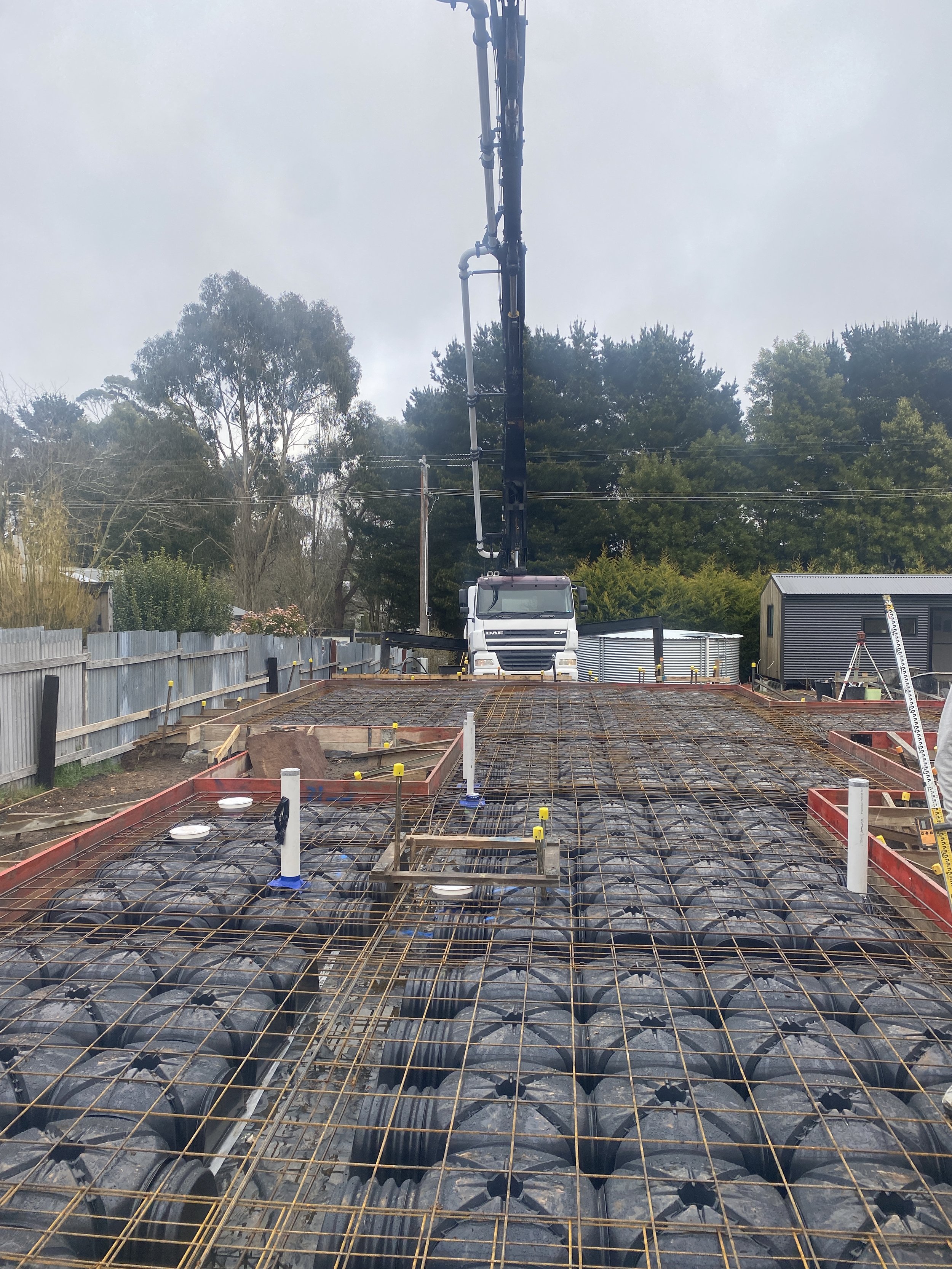 Cupolex house slab in Daylesford