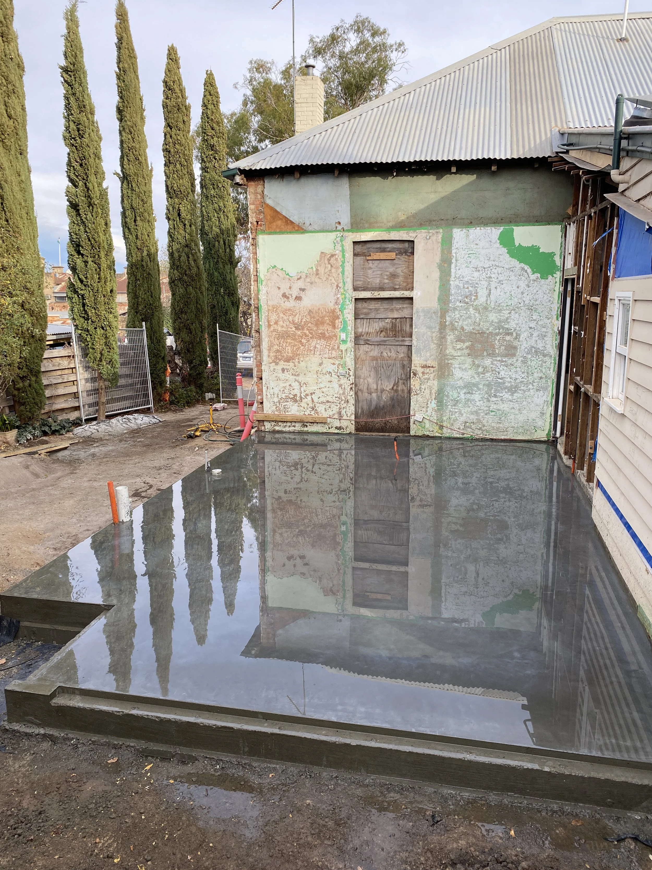 High level burnish for extension and renovation