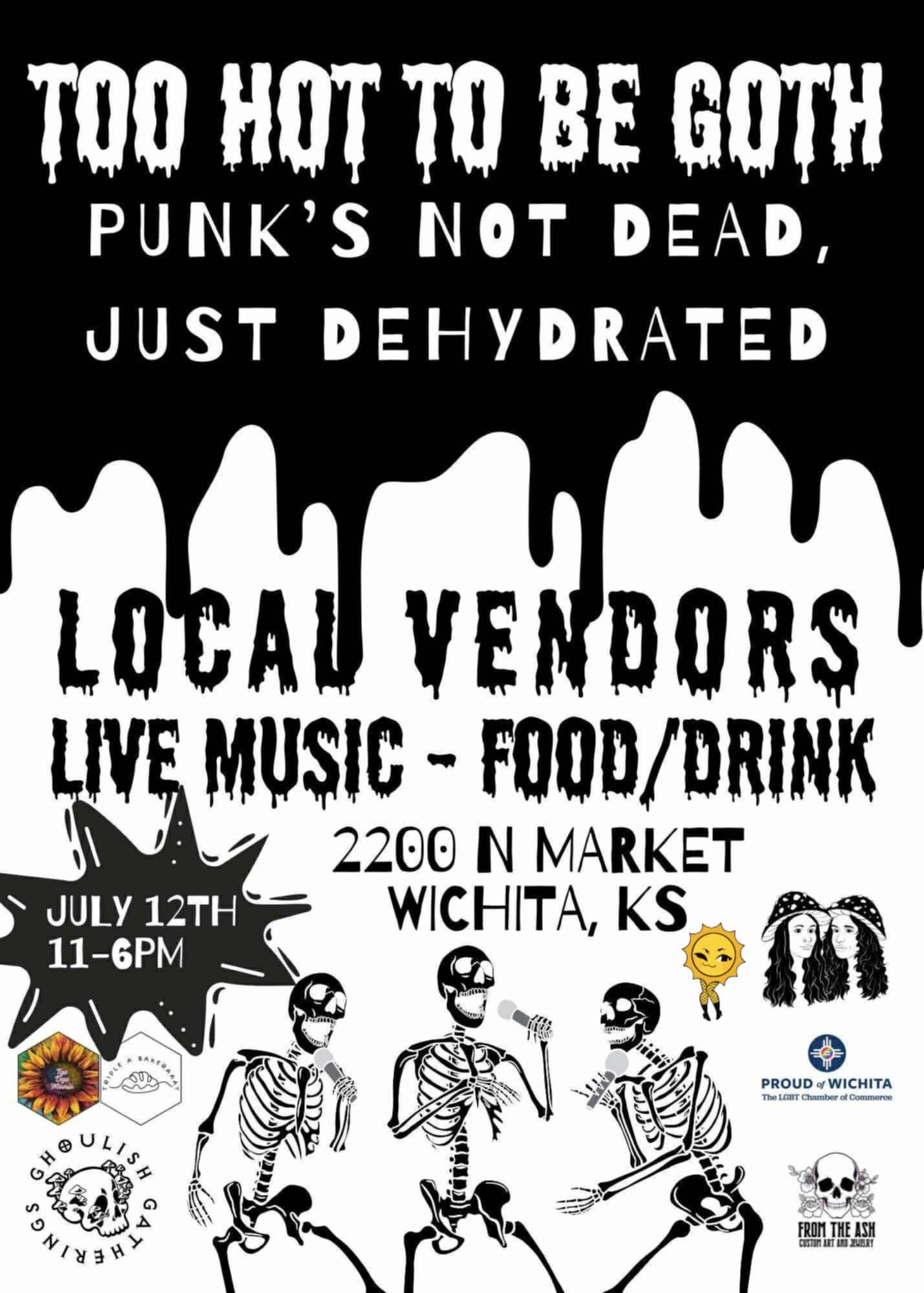 Too Hot to Be Goth Summer Oddities Market