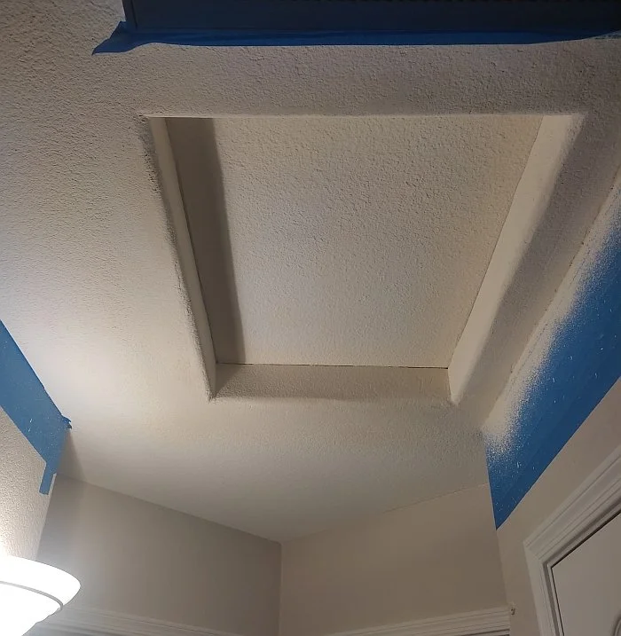 Repaired drywall