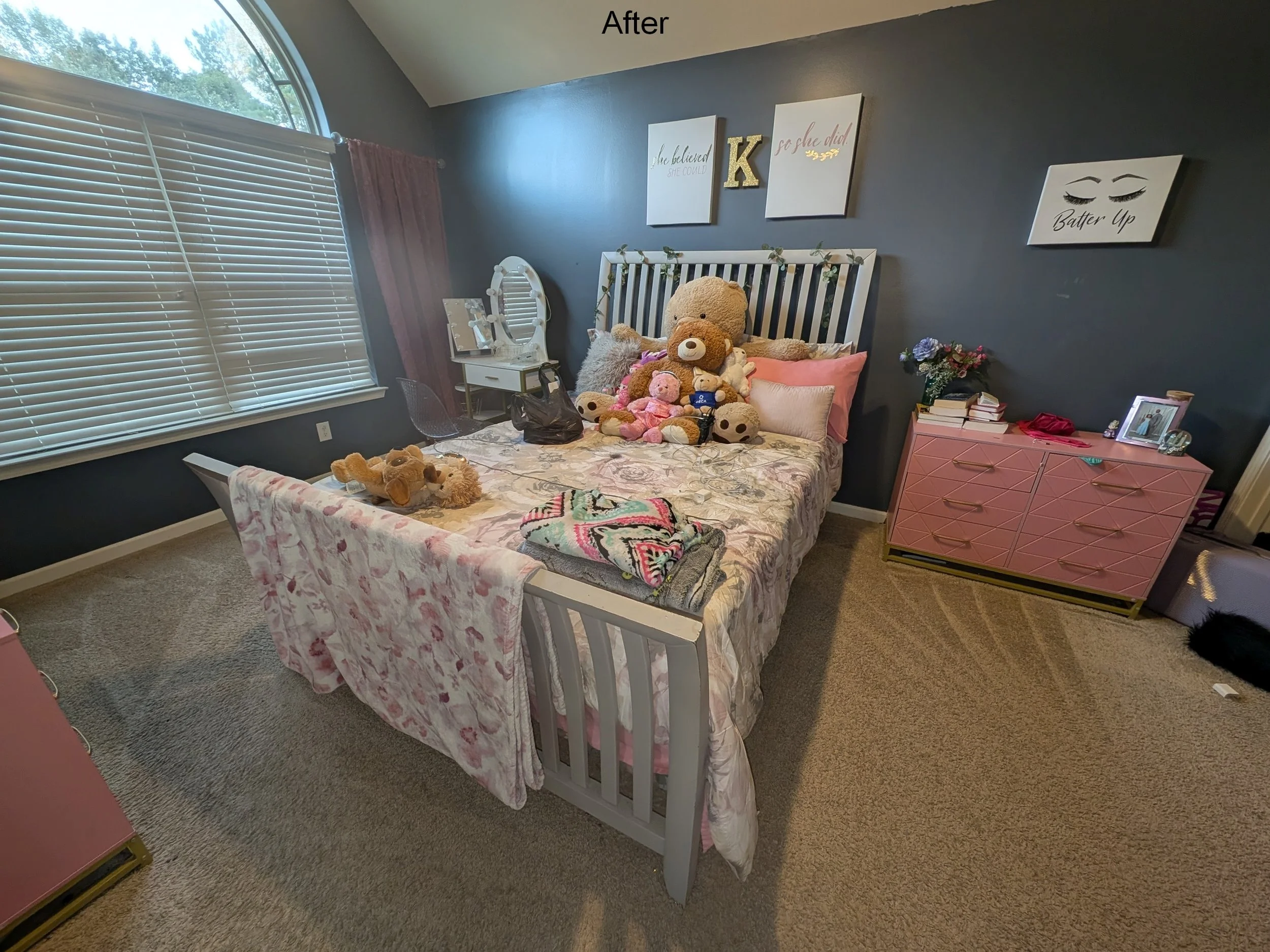 Clean girls bedroom 2