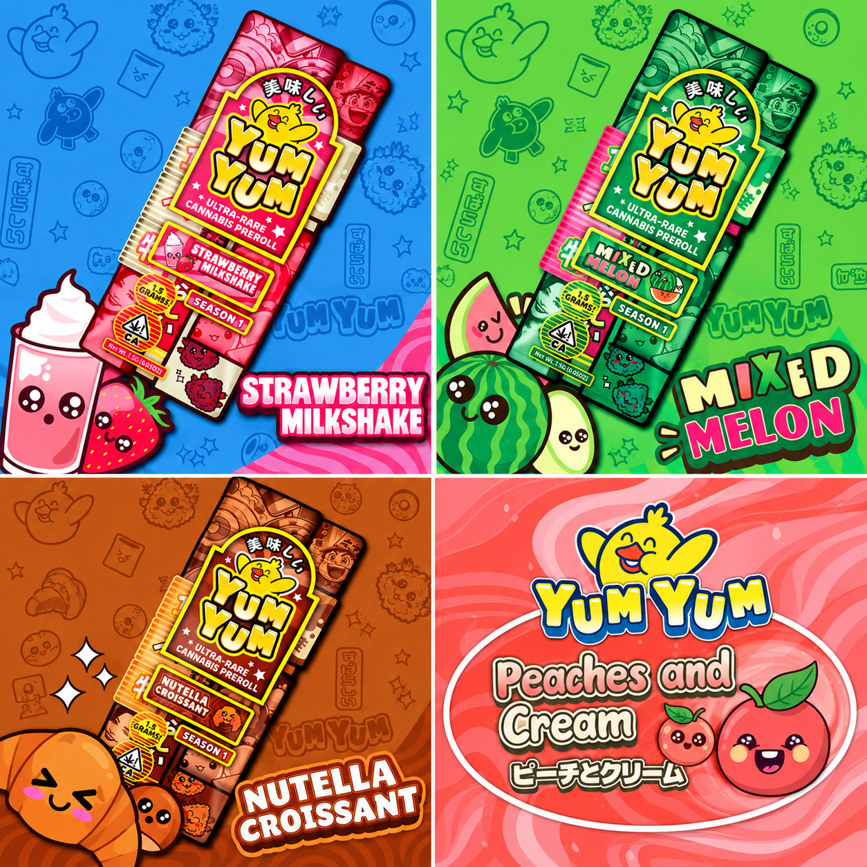 *Mix 4 for $60 | Yum Yum 1.5G Ultra-Rare Premium Pre-Roll
