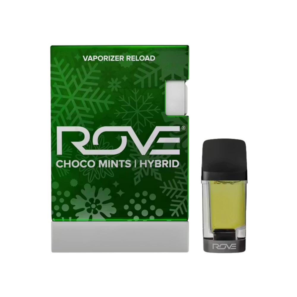 Rove Reload Pod - CHOCO MINTS (LTD EDITION) | 1g Melted Diamond Live Resin | 90.20% THC [Hybrid] (See Deals)
