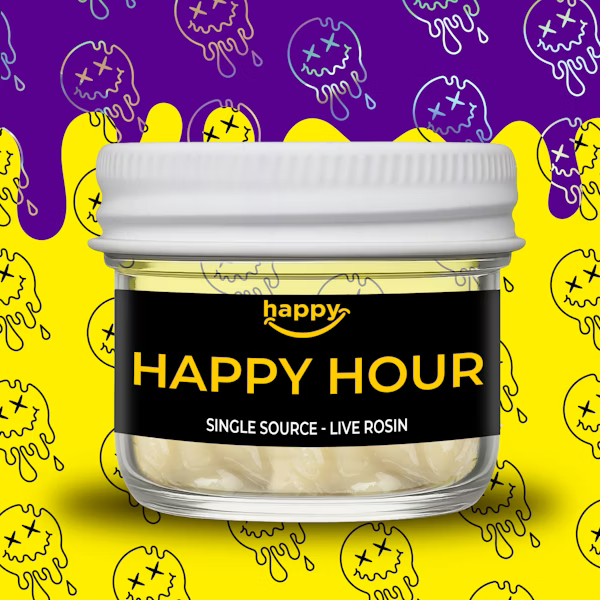 HAPPY HOUR | Single-Source 5g Live Rosin Jar | HYBRID