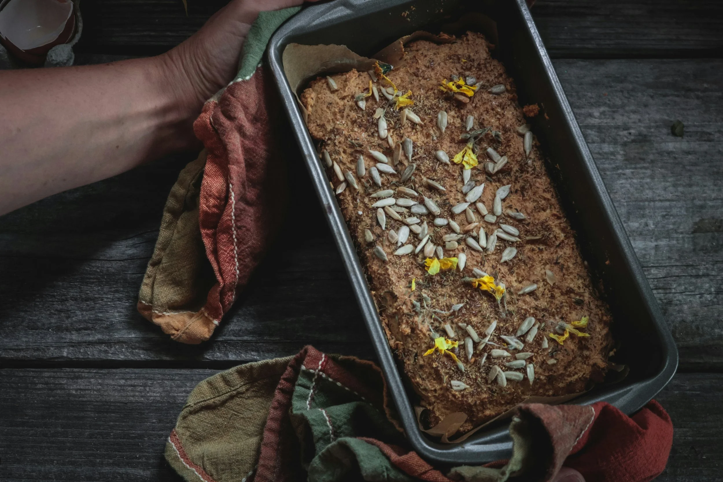 Hearth Loaf with Sunflower Seed Crust