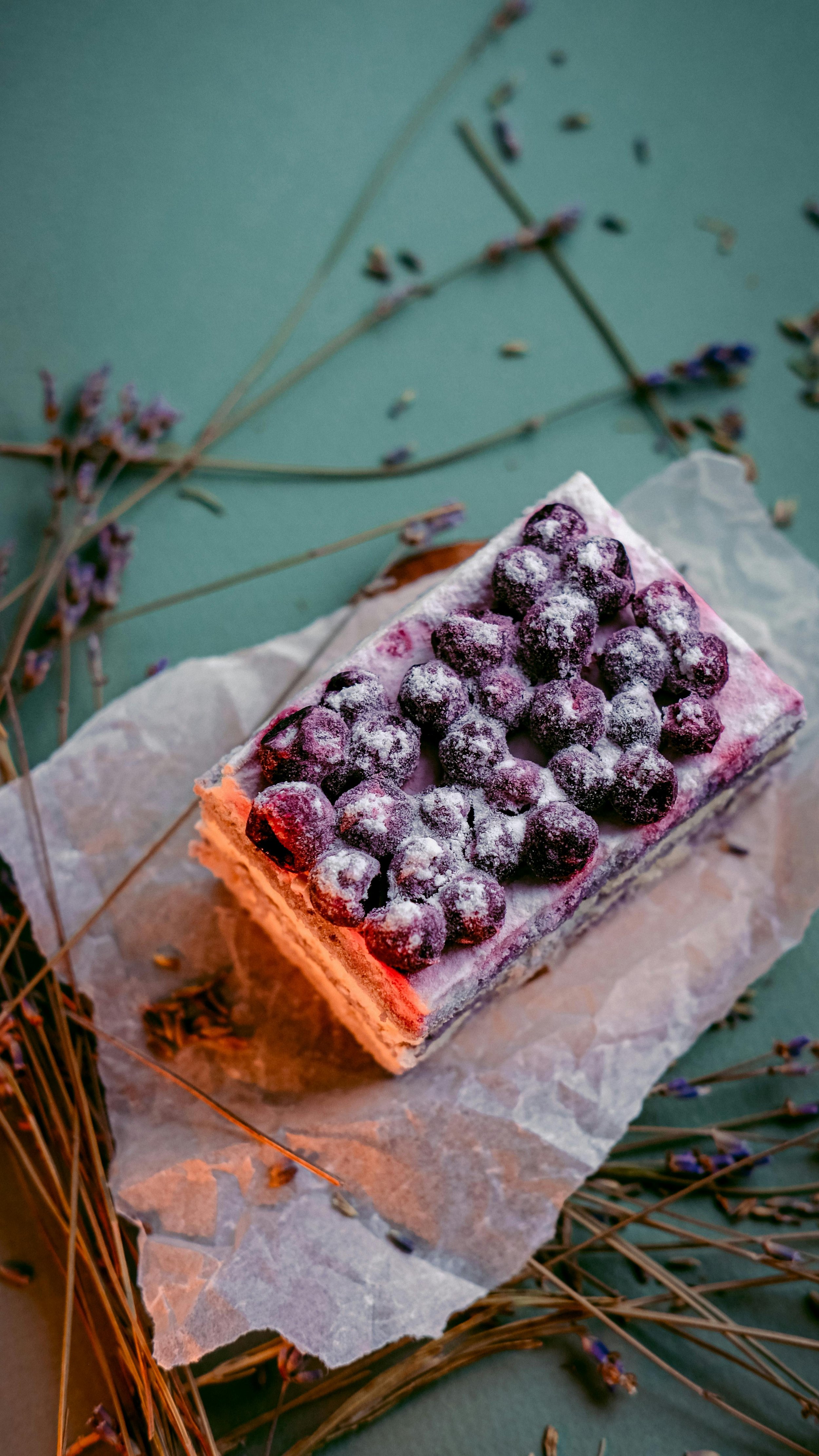 Kitchen Spells:  Lavender + Blueberry Cake for Protection &amp; Purification