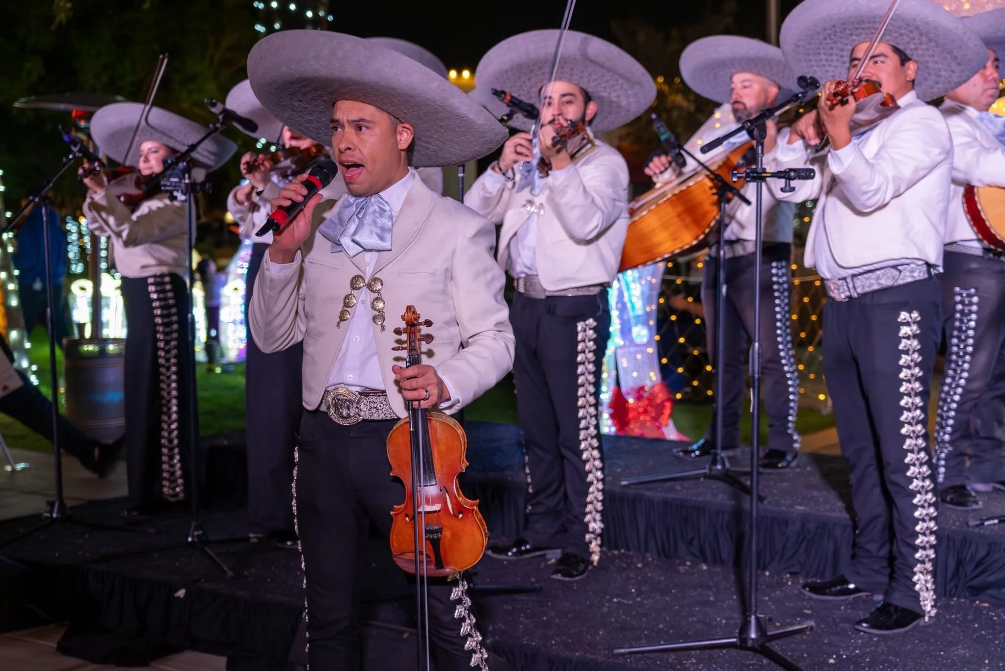 Desert Mariachi Band at the Coachella Christmas tree lighting event