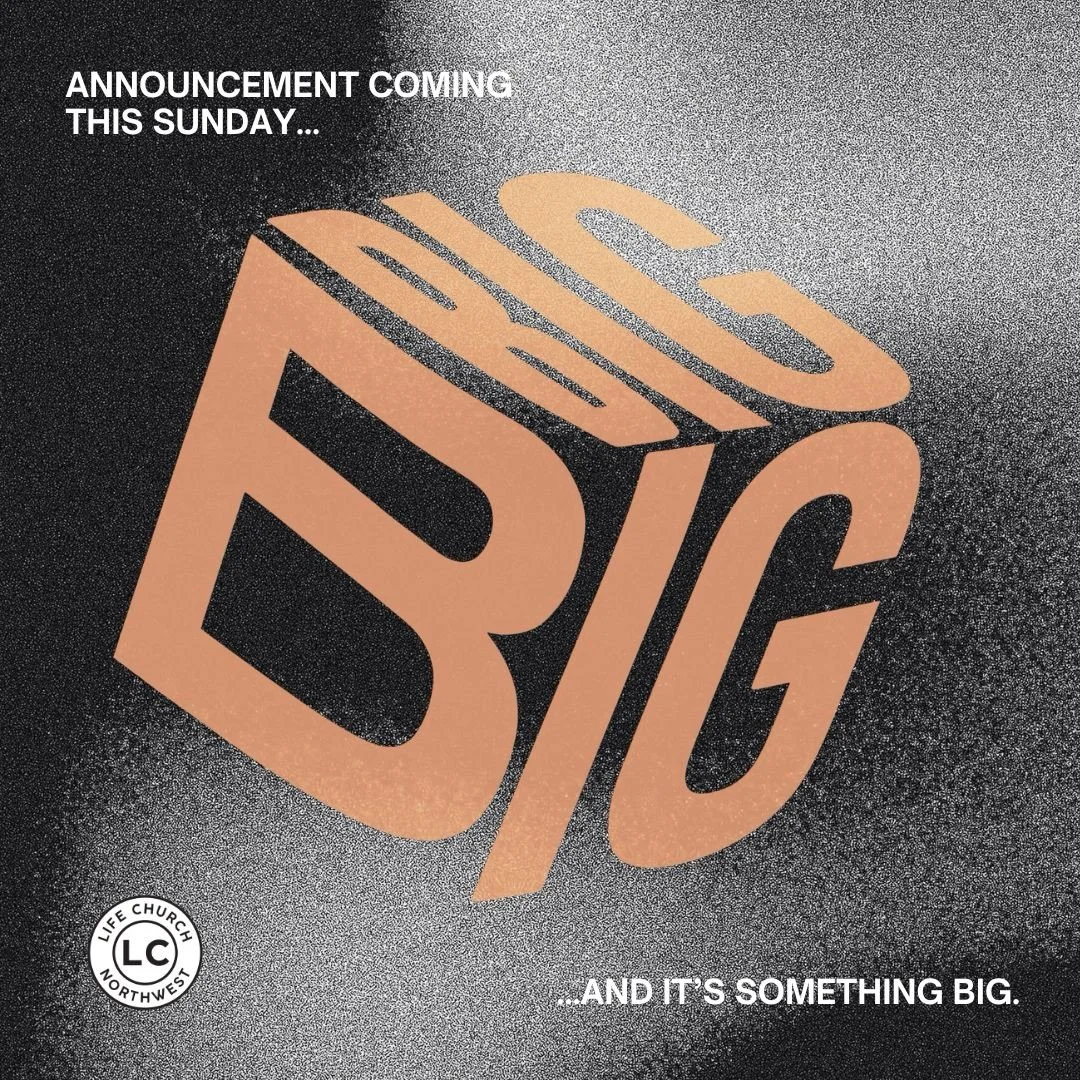 🚨 We've got a big announcement to share this Sunday!! 🚨Don't miss it! 

See you at 10:30!

.

#church #bignews #seattle #faith #family