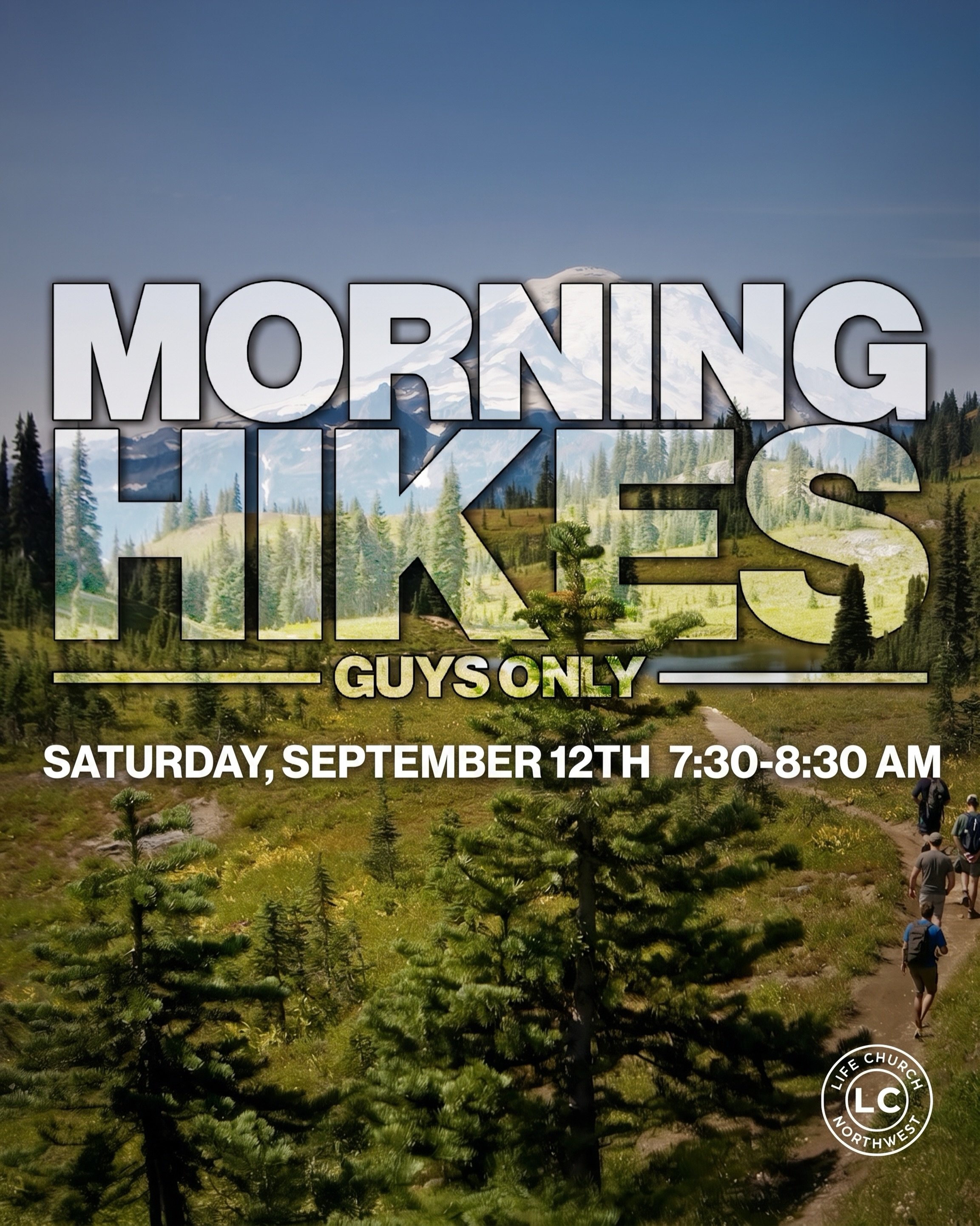 Guys, get off the screens and let's get outside! 

Join us this Saturday for a peaceful morning as we walk, talk, and take in the fresh air! 🌲 ⛰️ 

Register at the link in our bio to get all of the details! 

.

#hike #pacificnorthwest #issaquah #ch