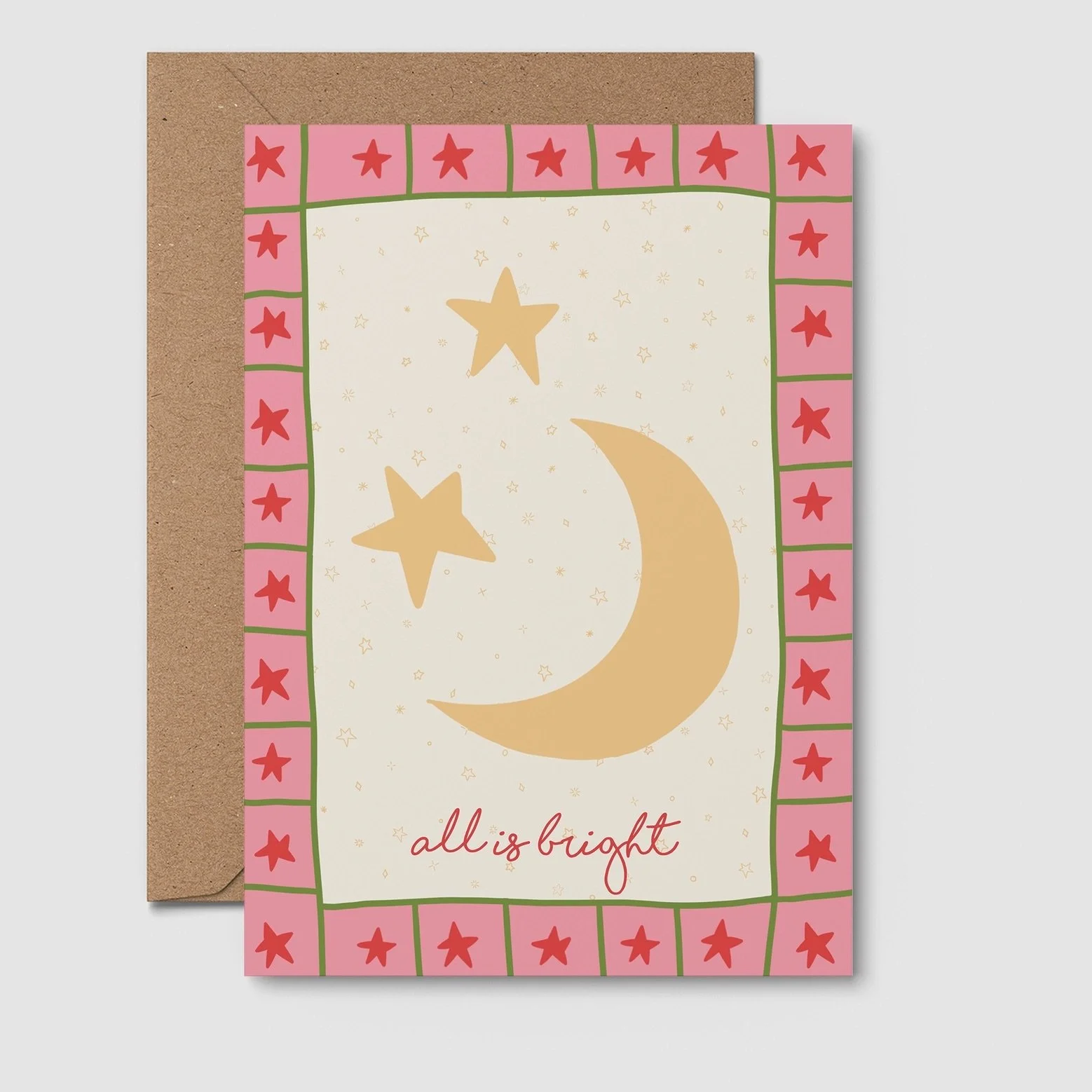 Greetings Card - Stars
