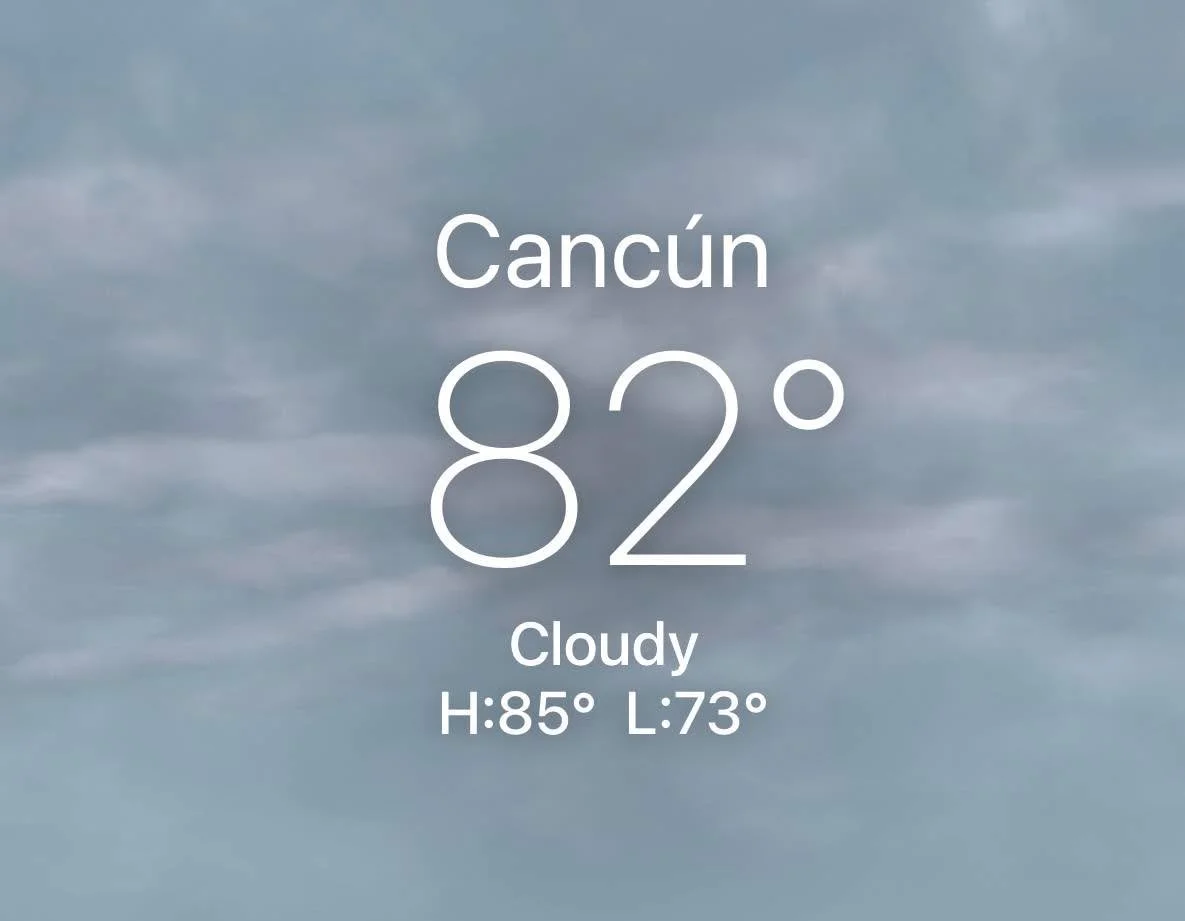 My weather app doubles as my &ldquo;travel inspiration board.&rdquo; Every city I&rsquo;ve visited stays there, like little warm memories calling me back every winter. ☀️

If your weather app is all cold and gloomy, let&rsquo;s add a few sunny spots 